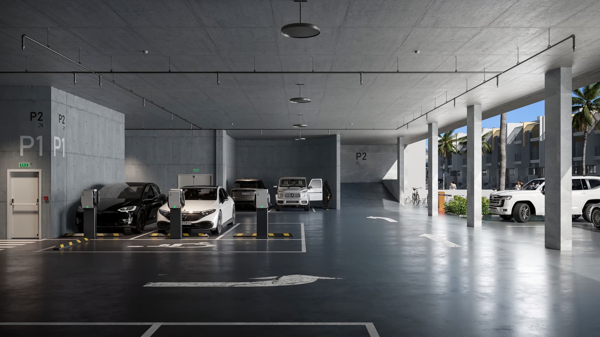 RA1N amenity Parking in JVC (Jumeirah Village Circle), Dubai, by Object 1