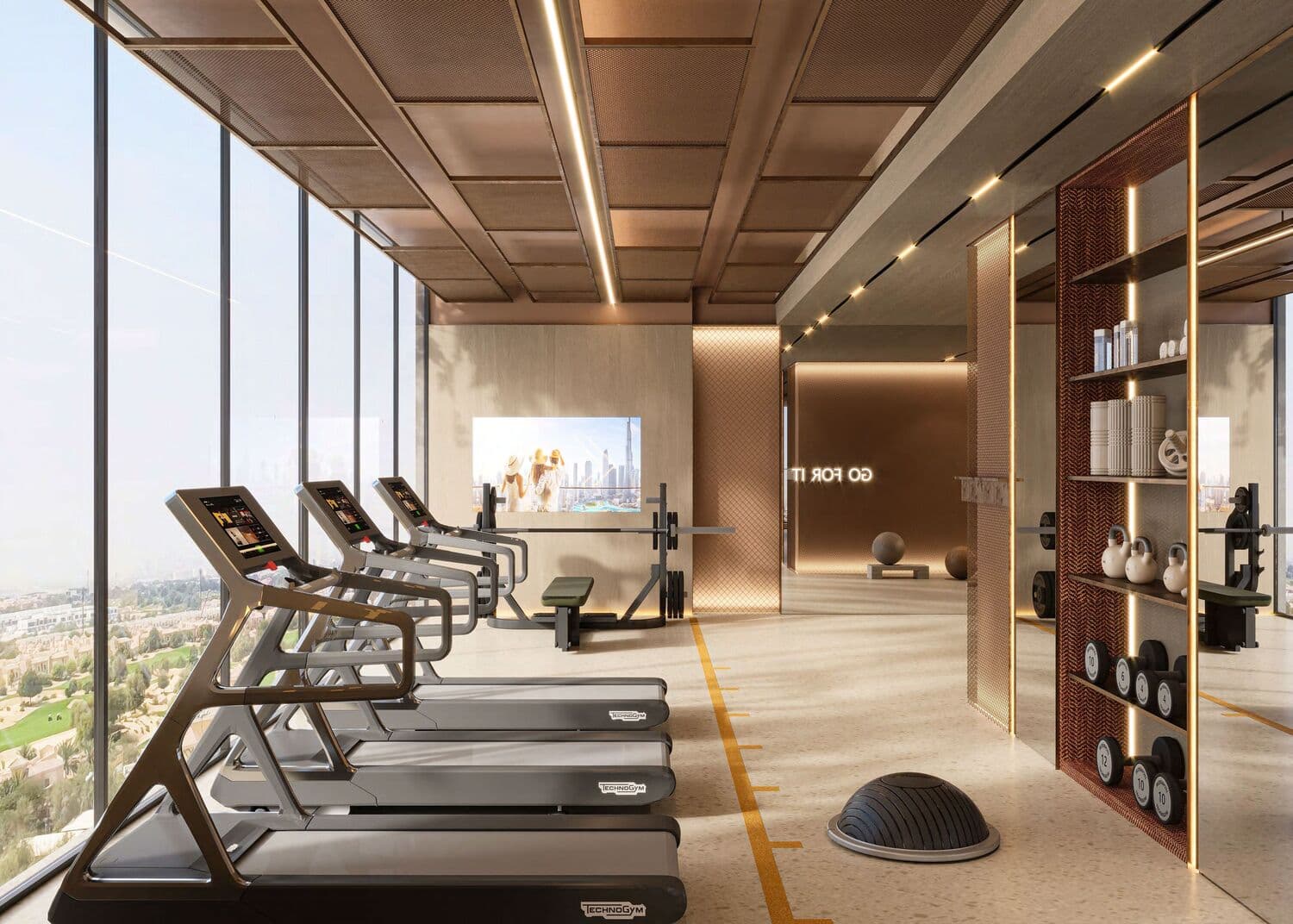 Rabdan Gates amenity Gym & Outdoor Fitness - Majan, Dubai - by Rabdan Developments