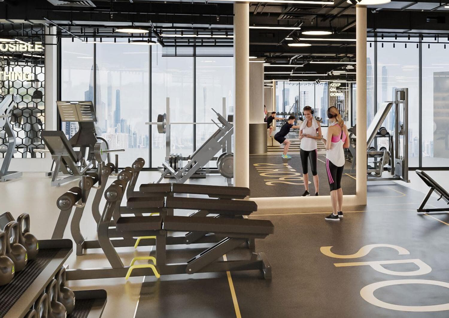 Radiant Elite Tower amenity Gym - Abu Dhabi, Dubai - by Radiant Real Estate