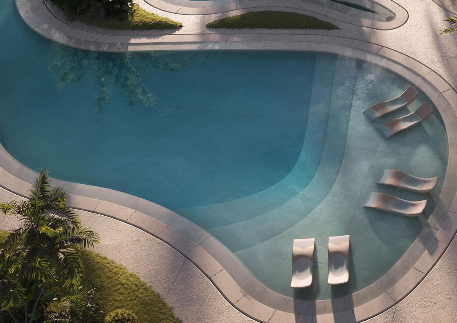 Radiant Elite Tower amenity Pool - Abu Dhabi, Dubai - by Radiant Real Estate