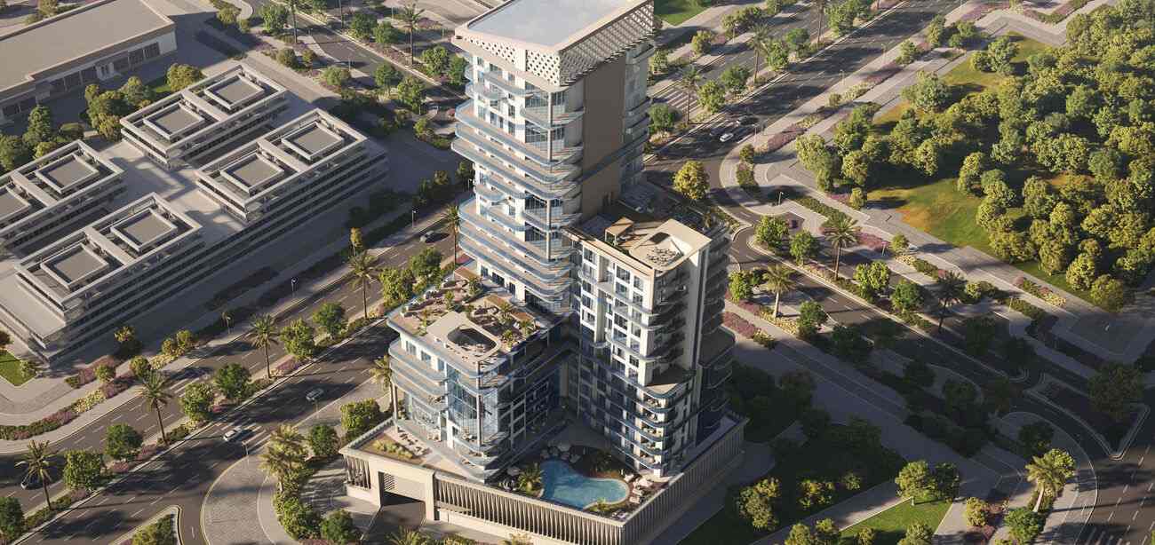Radiant Garden Towers exterior view - Abu Dhabi, Dubai - by Radiant Real Estate