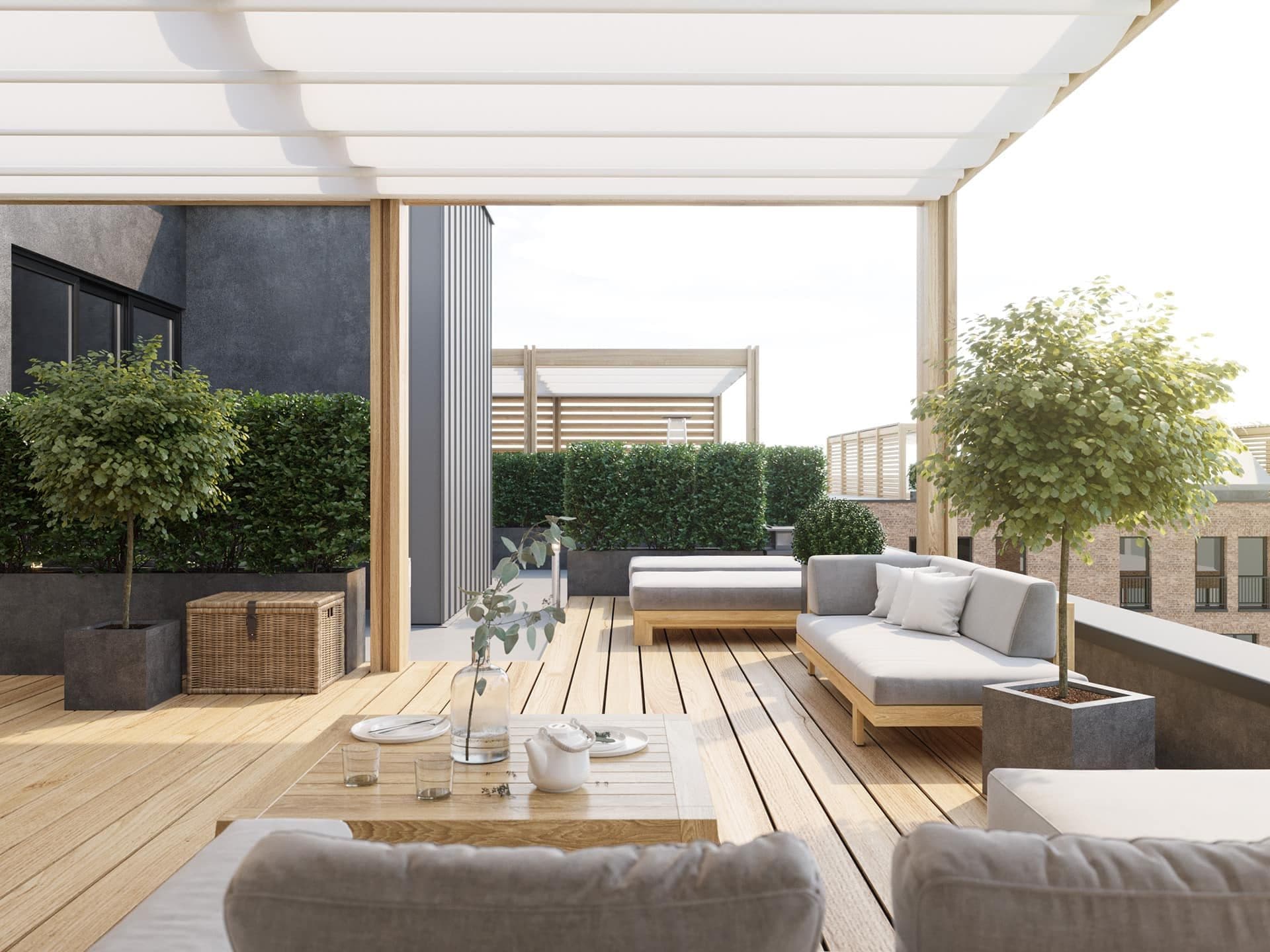Radiant Marina Towers amenity Private & Public Terraces - Abu Dhabi, Dubai - by Radiant Real Estate
