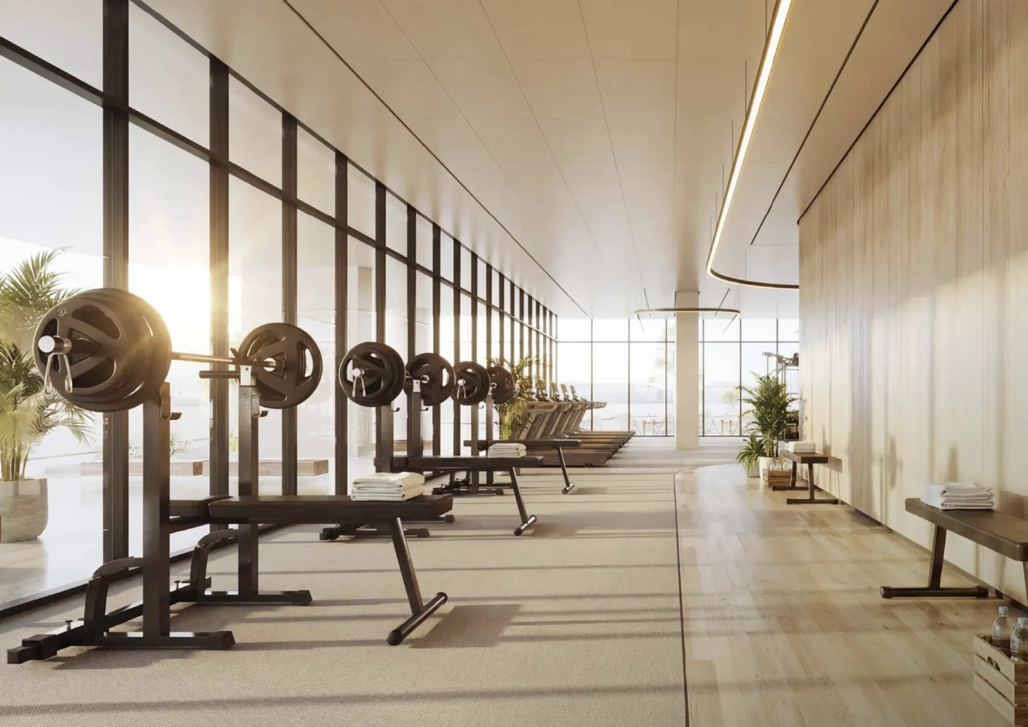Radiant Waves amenity Fully Equipped Gym - Abu Dhabi, Dubai - by Radiant Real Estate