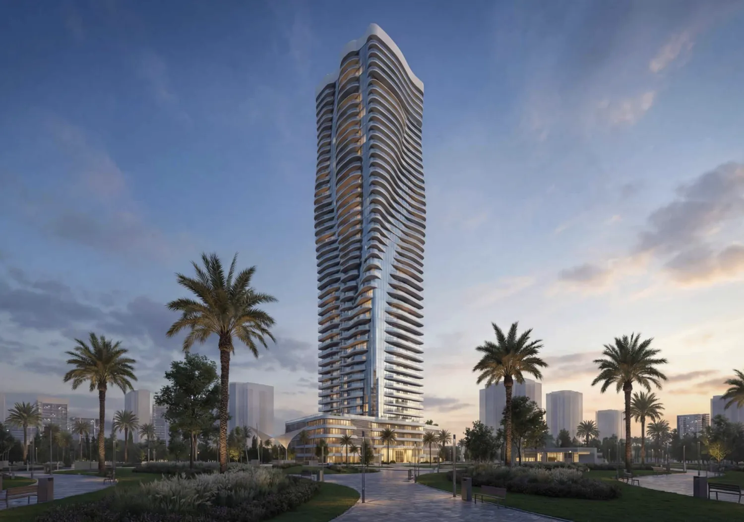 Radiant Waves exterior view - Abu Dhabi, Dubai - by Radiant Real Estate