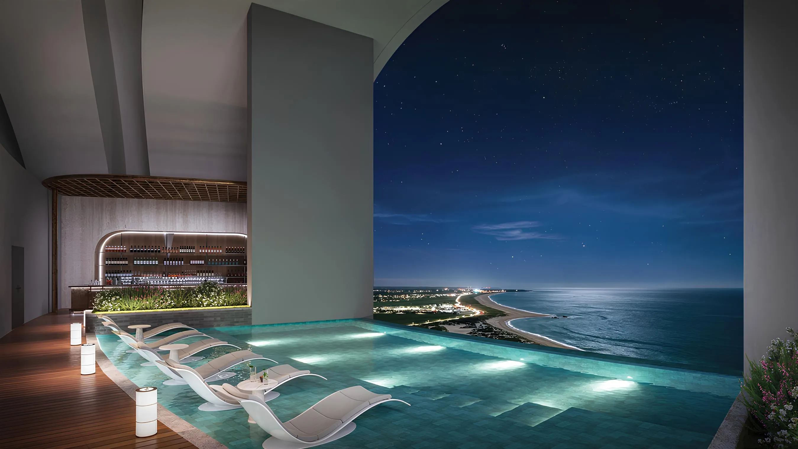 Radisson Blu Hotel & Residences amenity Swimming Pool - Rak Central, Dubai - by BNW Developments