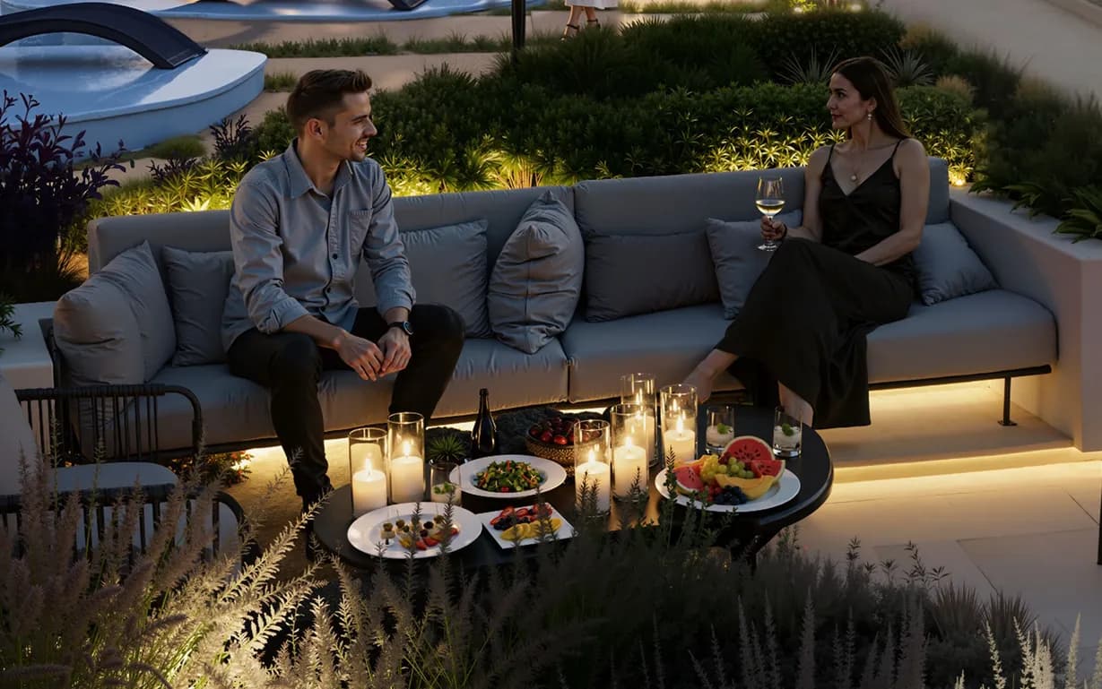 Radisson Residences amenity BBQ Area - Abu Dhabi, Dubai - by Royal Development Company