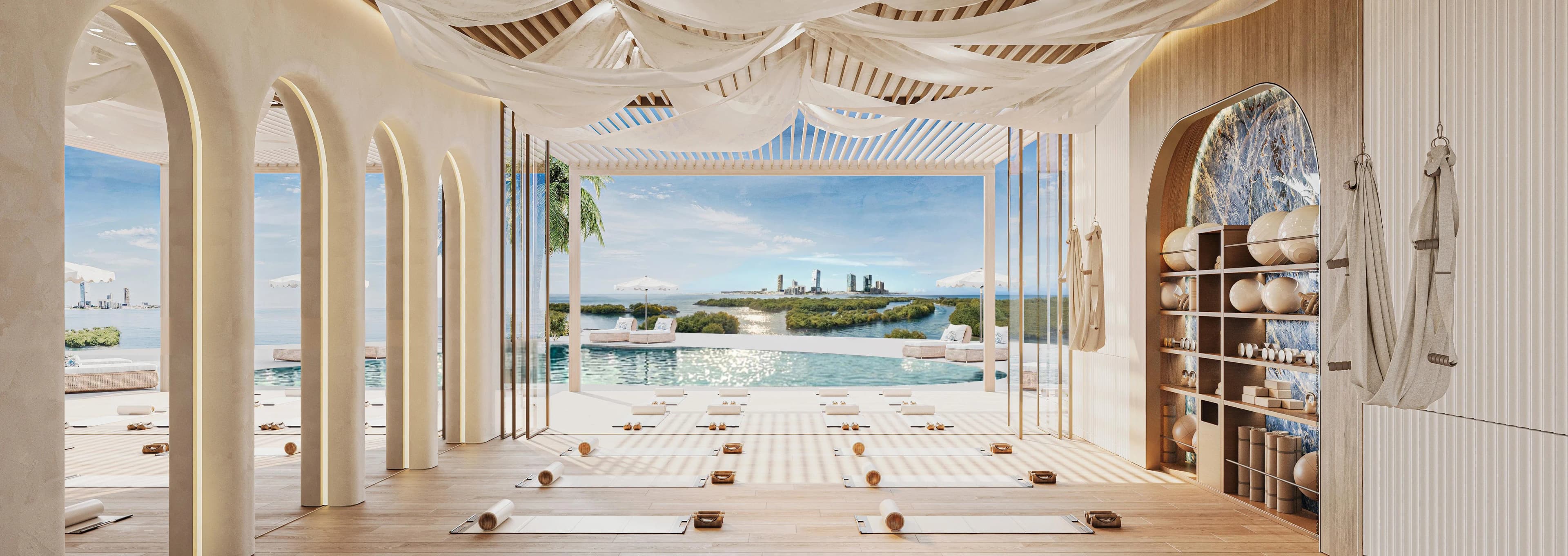 Radisson Residences amenity Yoga Room - Abu Dhabi, Dubai - by Royal Development Company