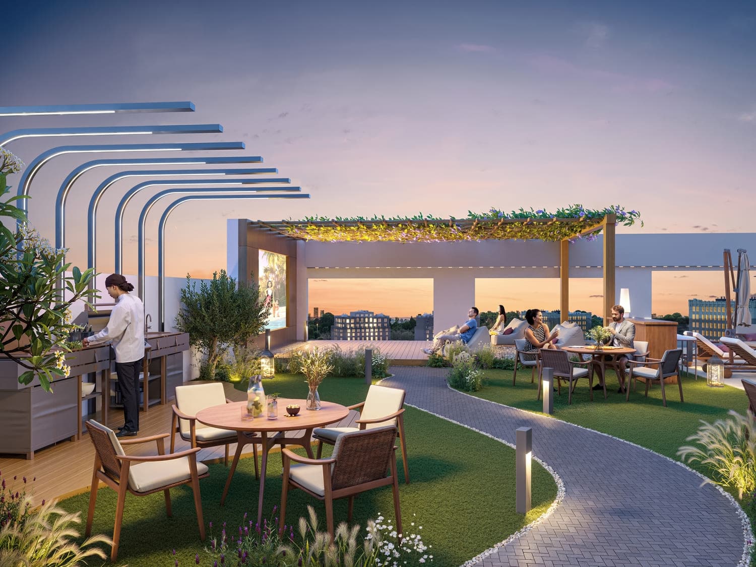 Ramada Residences by Wyndham amenity Open-Air Theatre - Al Jaddaf, Dubai - by BNW Developments
