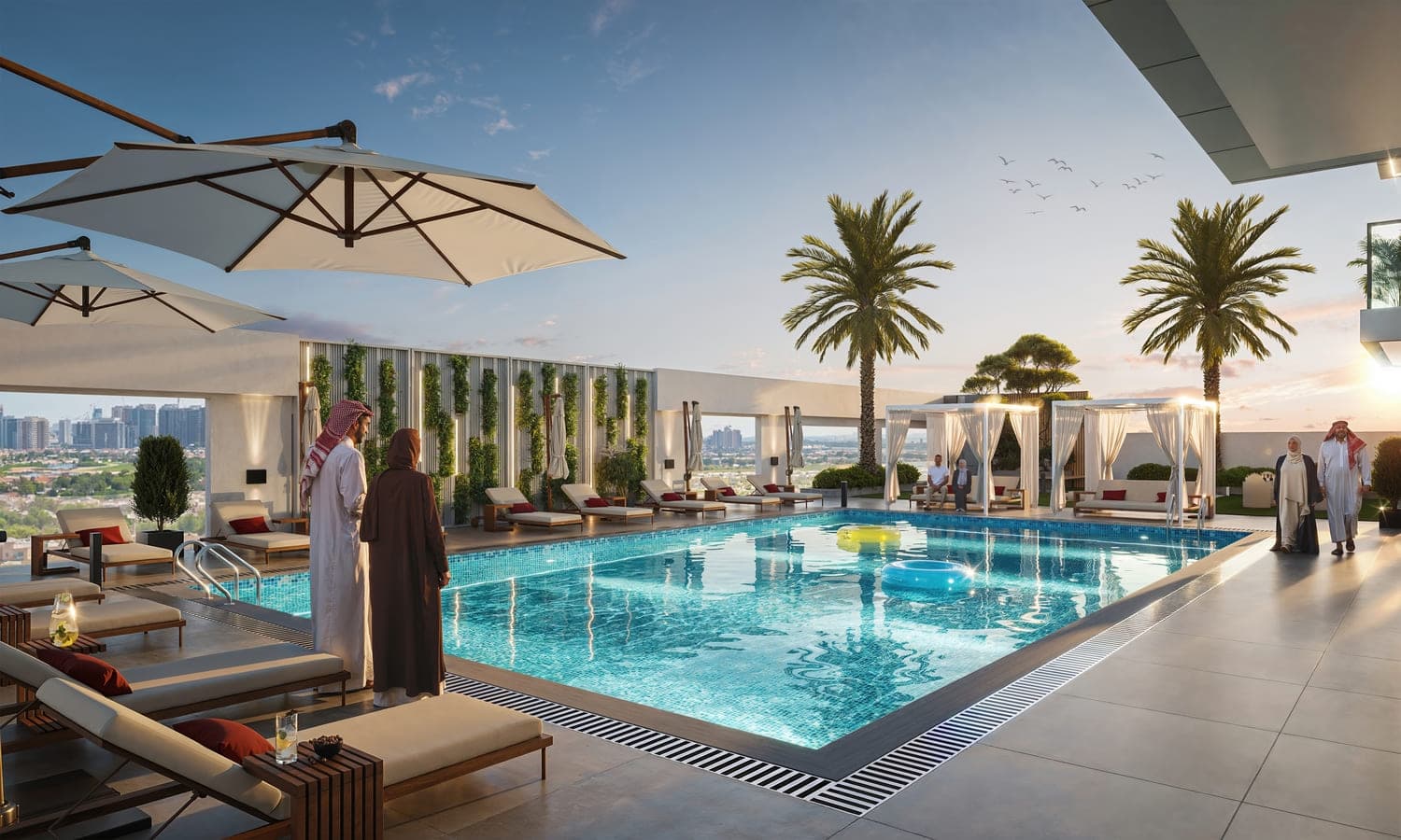 Ramada Residences by Wyndham amenity Swimming Pool - Al Jaddaf, Dubai - by BNW Developments