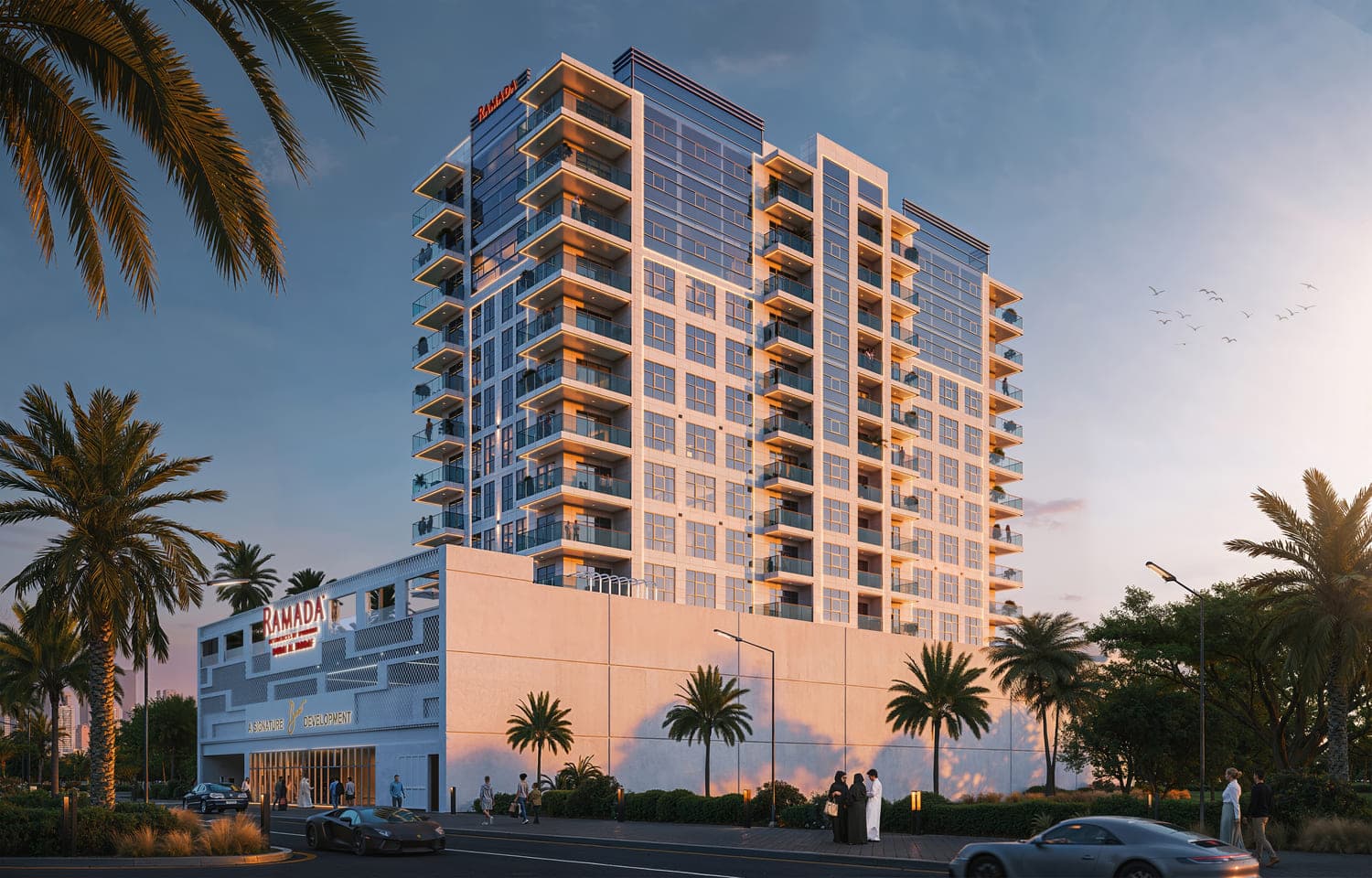 Ramada Residences by Wyndham exterior view - Al Jaddaf, Dubai - by BNW Developments