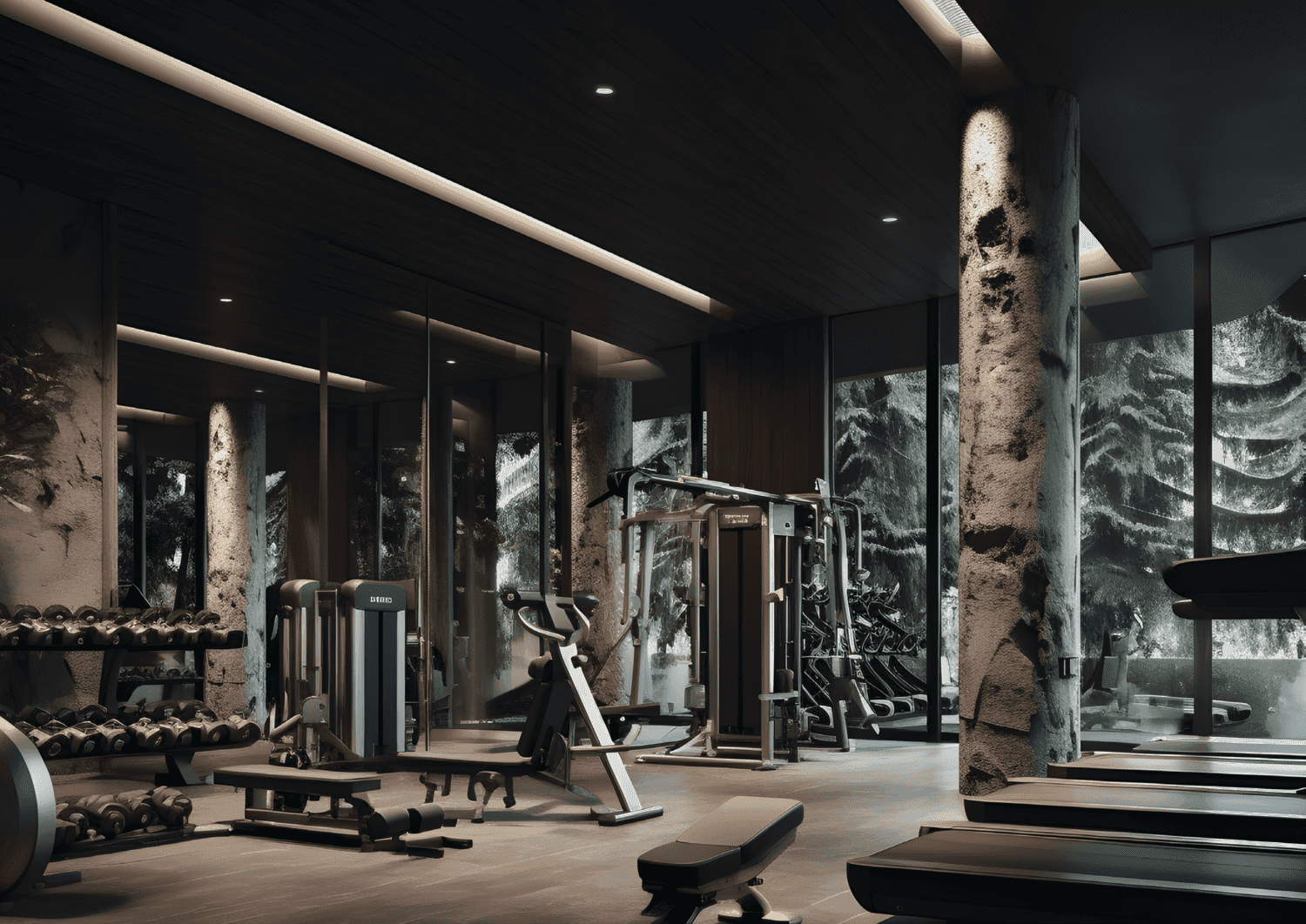 Red Square amenity Gym - JVT (Jumeirah Village Triangle), Dubai - by Tiger Group