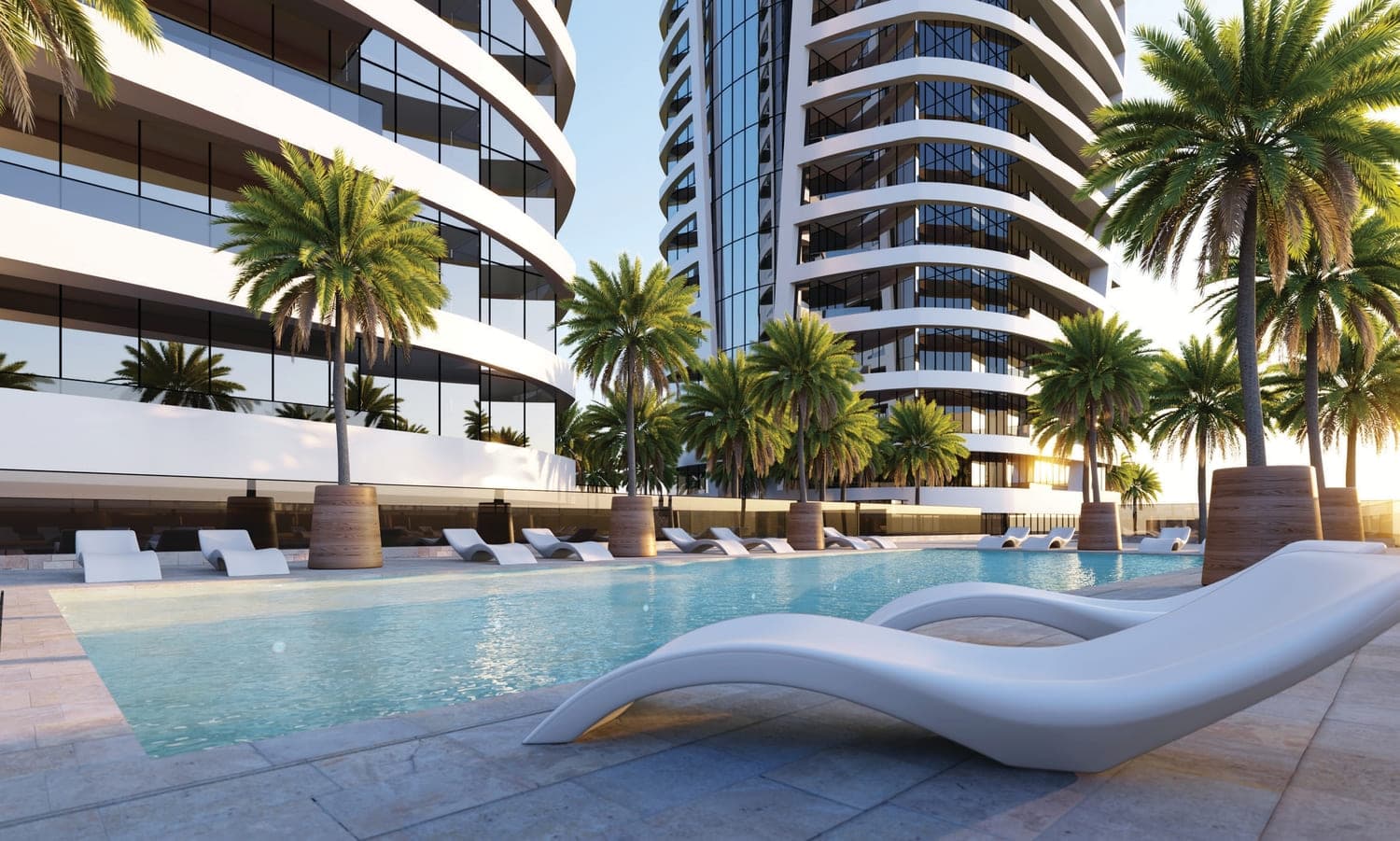 Red Square amenity Outdoor Swimming Pool - JVT (Jumeirah Village Triangle), Dubai - by Tiger Group