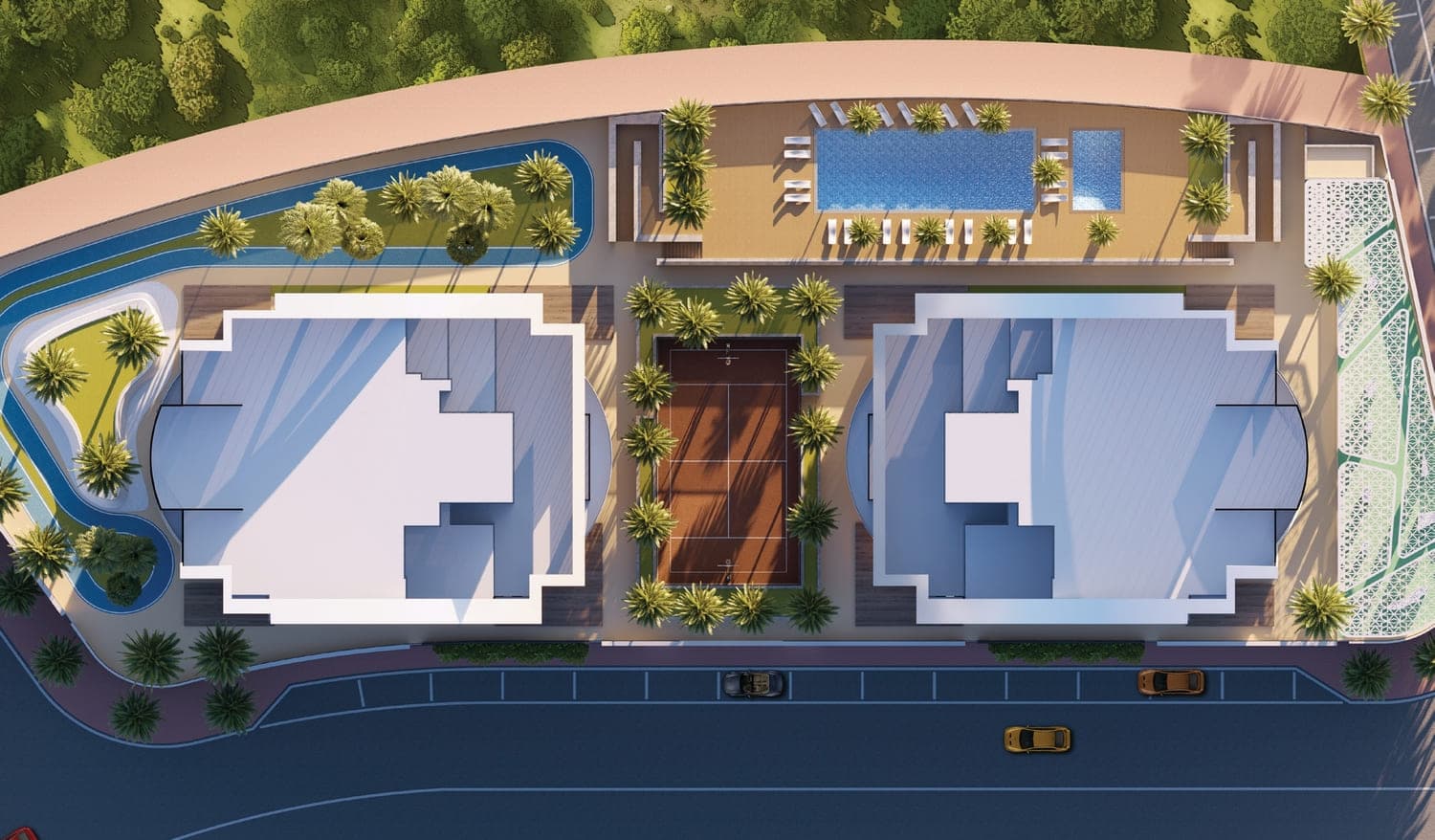 Red Square amenity Running And Walking Track - JVT (Jumeirah Village Triangle), Dubai - by Tiger Group