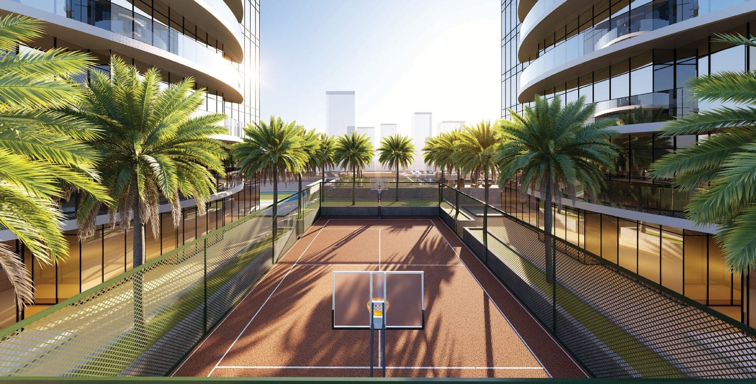 Red Square amenity Tennis And Basketball - JVT (Jumeirah Village Triangle), Dubai - by Tiger Group