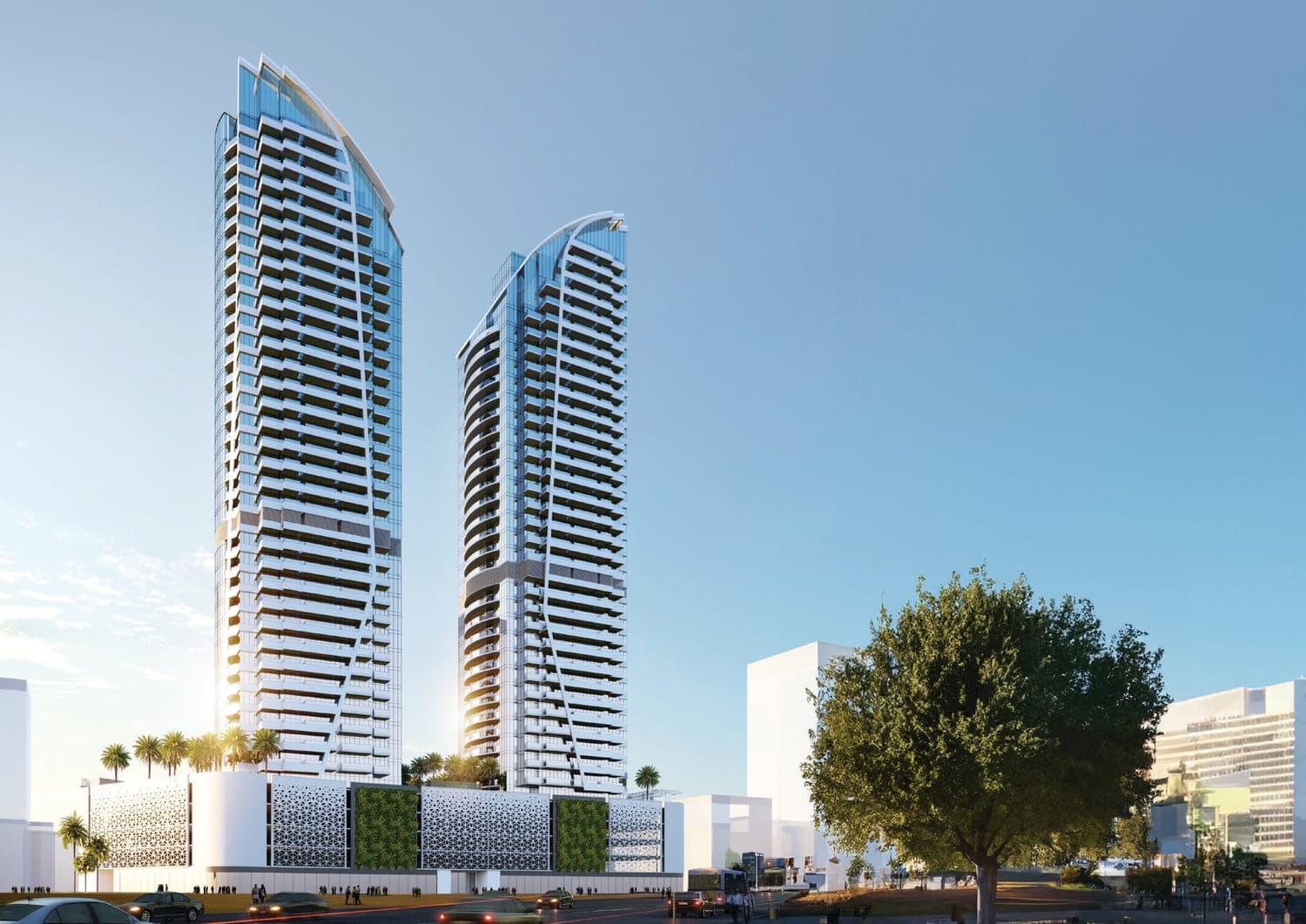 Red Square exterior view - JVT (Jumeirah Village Triangle), Dubai - by Tiger Group