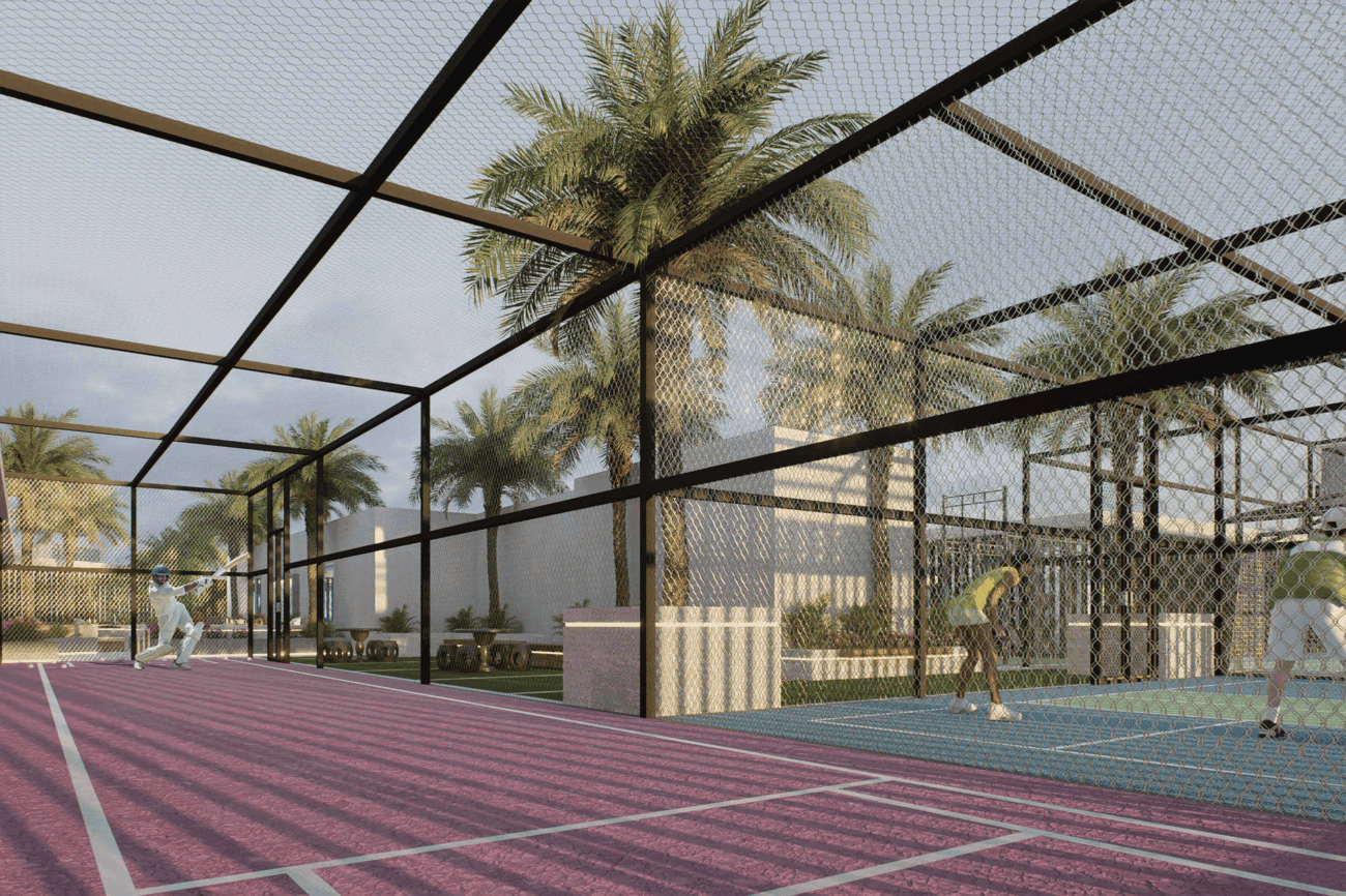Reef 1000 amenity Cricket Pitch in Dubailand Residence Complex, Dubai, by Reef Luxury Development