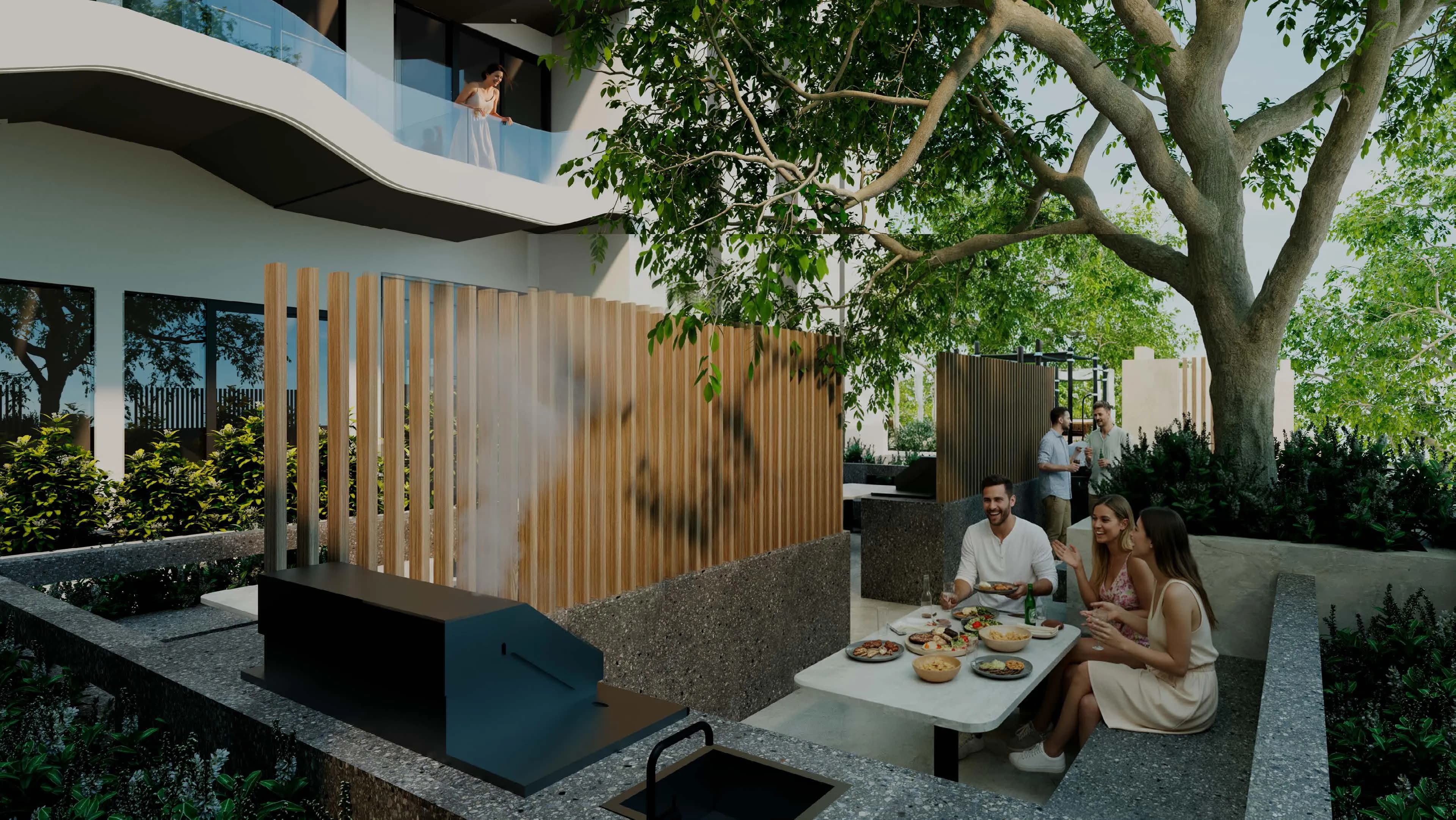 REEF 996 amenity BBQ Area - Dubai Production City, Dubai - by Reef Luxury Development