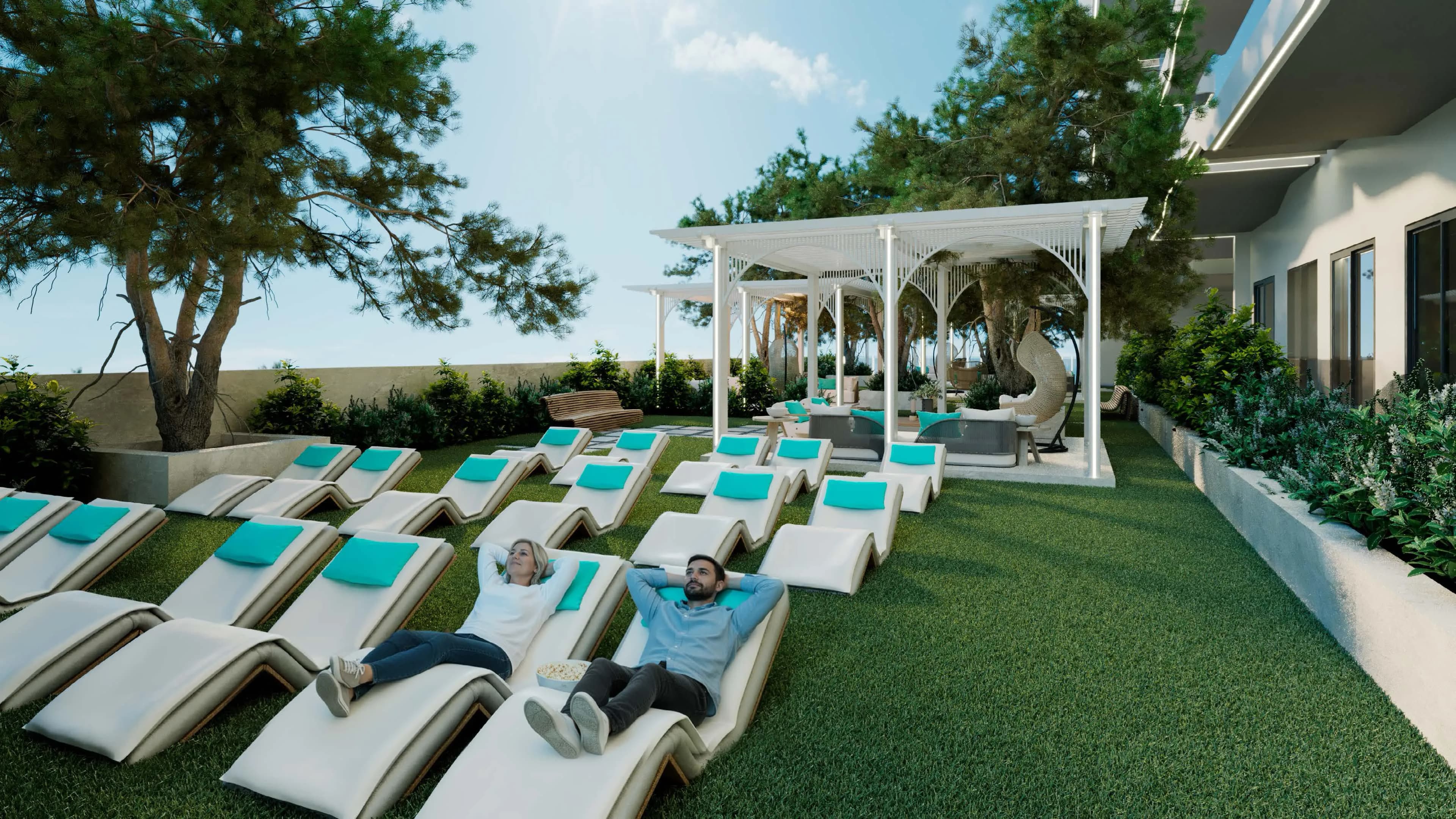 REEF 996 amenity Cinema Area - Dubai Production City, Dubai - by Reef Luxury Development