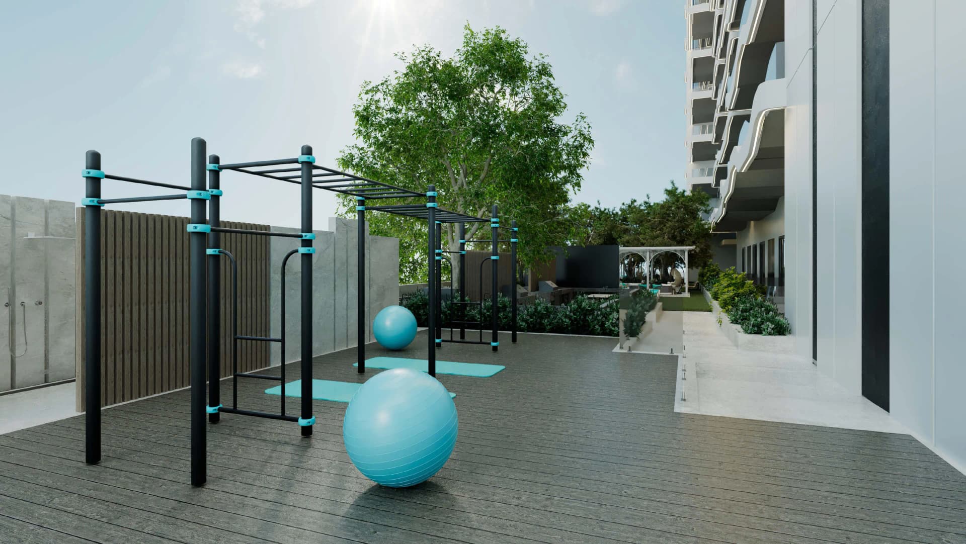 REEF 996 amenity Crossfit Area in Dubai Production City, Dubai, by Reef Luxury Development