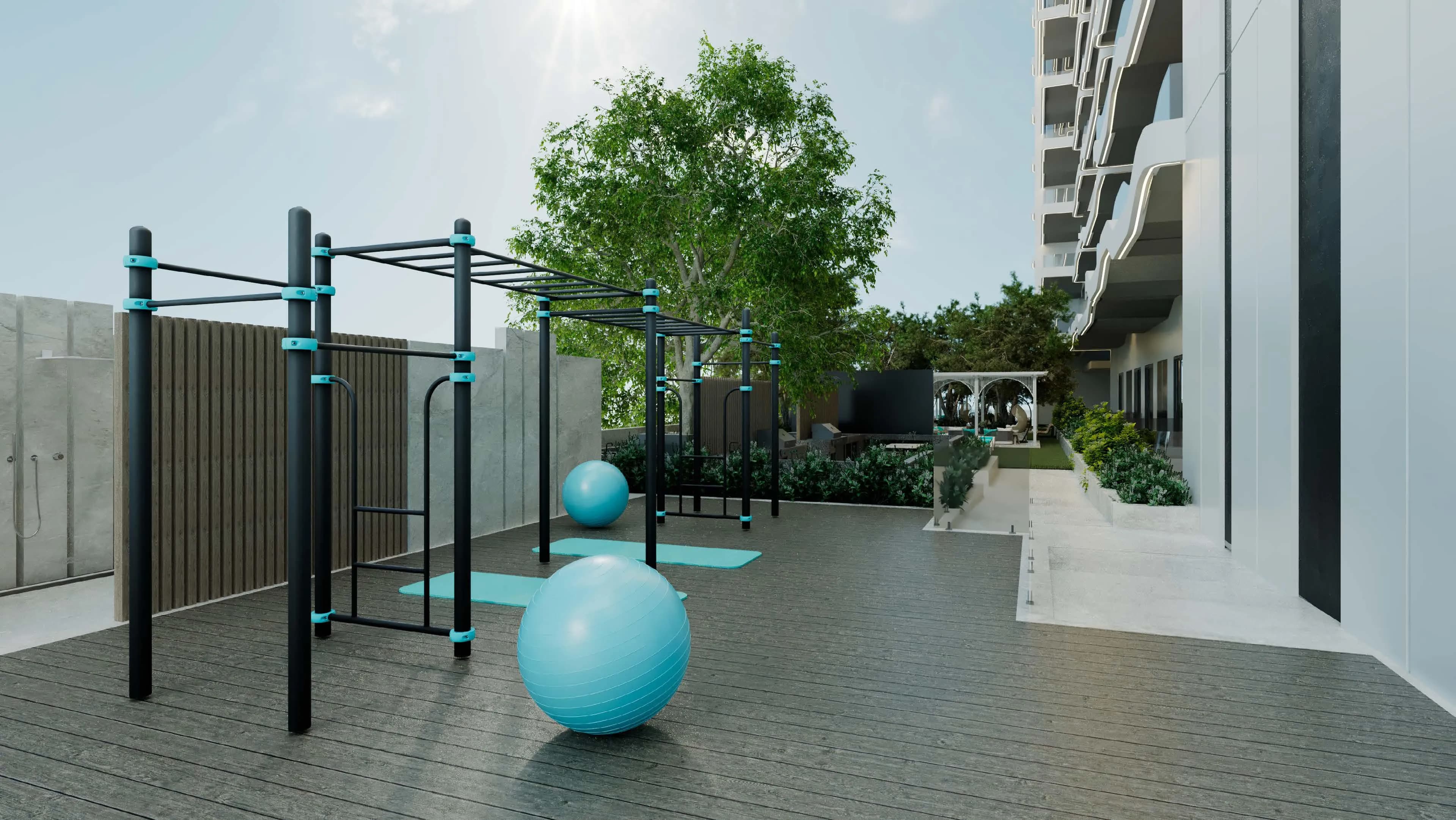 REEF 996 amenity Crossfit Area - Dubai Production City, Dubai - by Reef Luxury Development