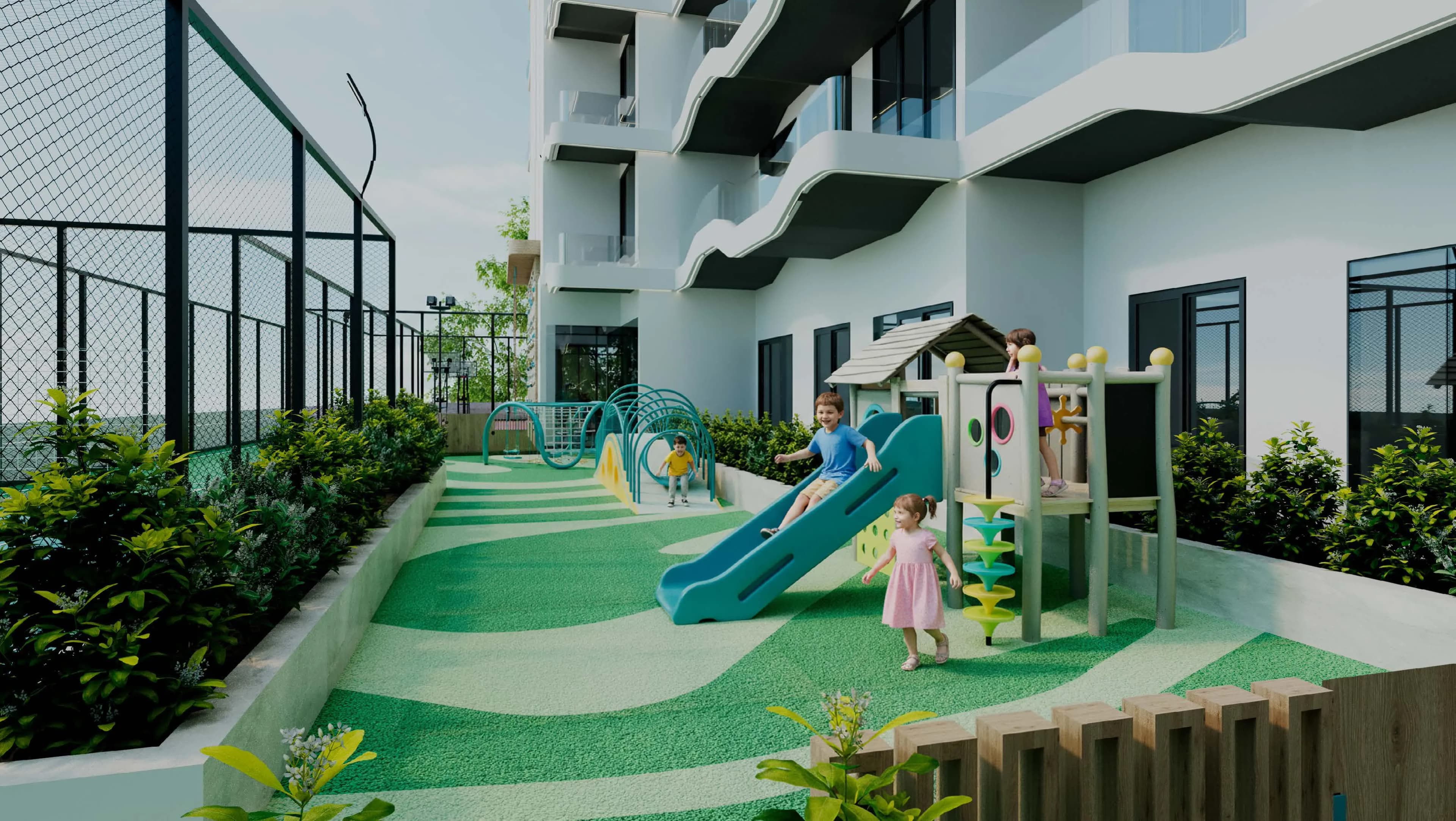 REEF 996 amenity Kids Playing Area - Dubai Production City, Dubai - by Reef Luxury Development