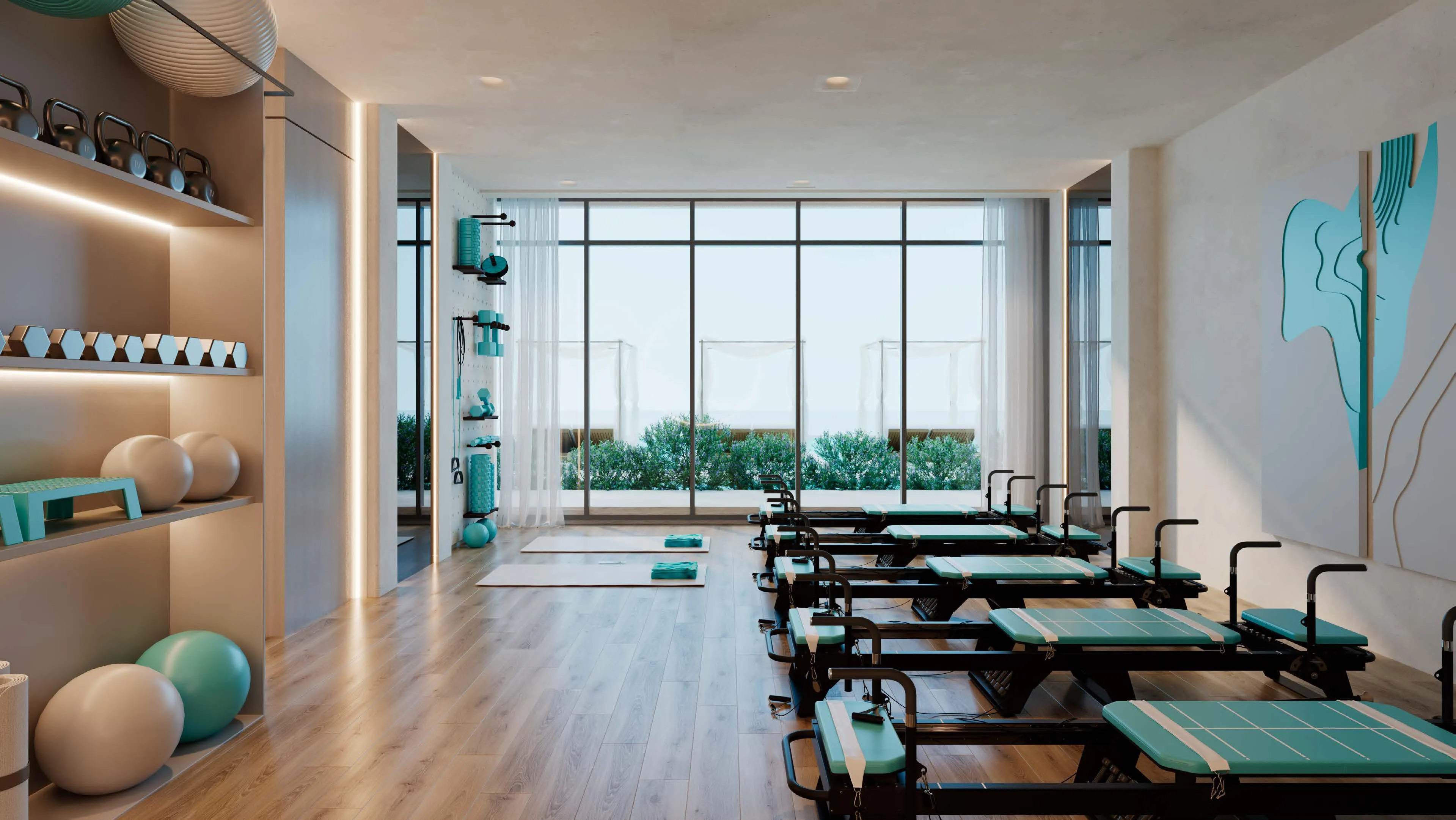 REEF 996 amenity Pilates Studio - Dubai Production City, Dubai - by Reef Luxury Development