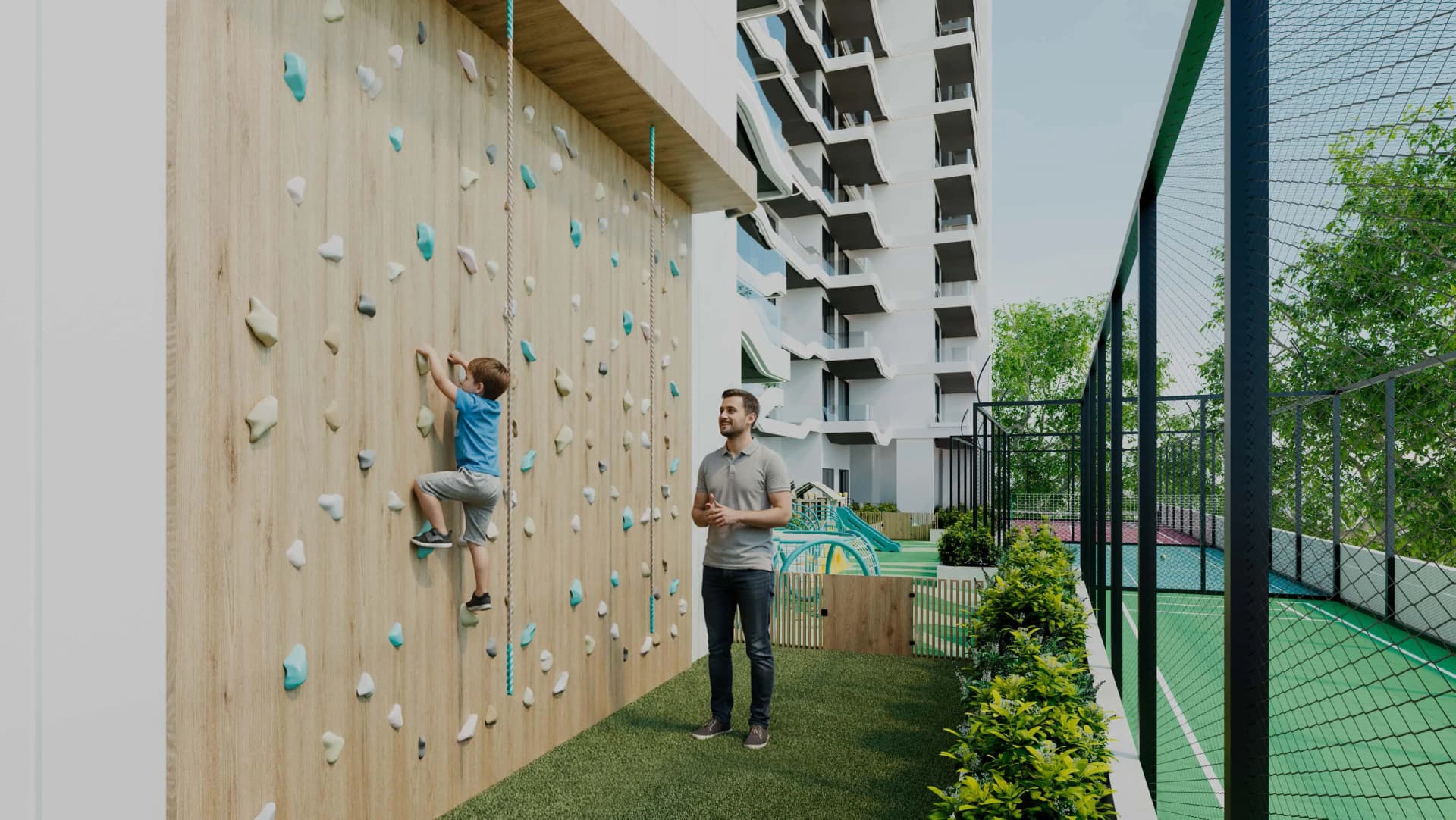 REEF 996 amenity Wall Clambing in Dubai Production City, Dubai, by Reef Luxury Development