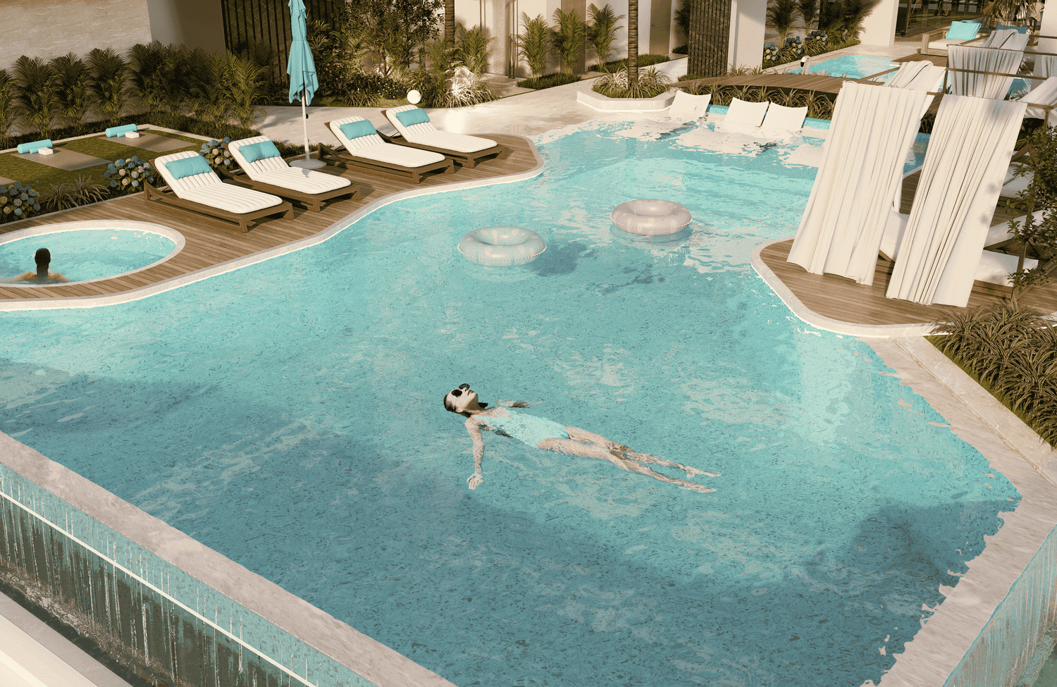Reef 997 amenity Jacuzzi - Dubai Islands, Dubai - by Reef Luxury Development