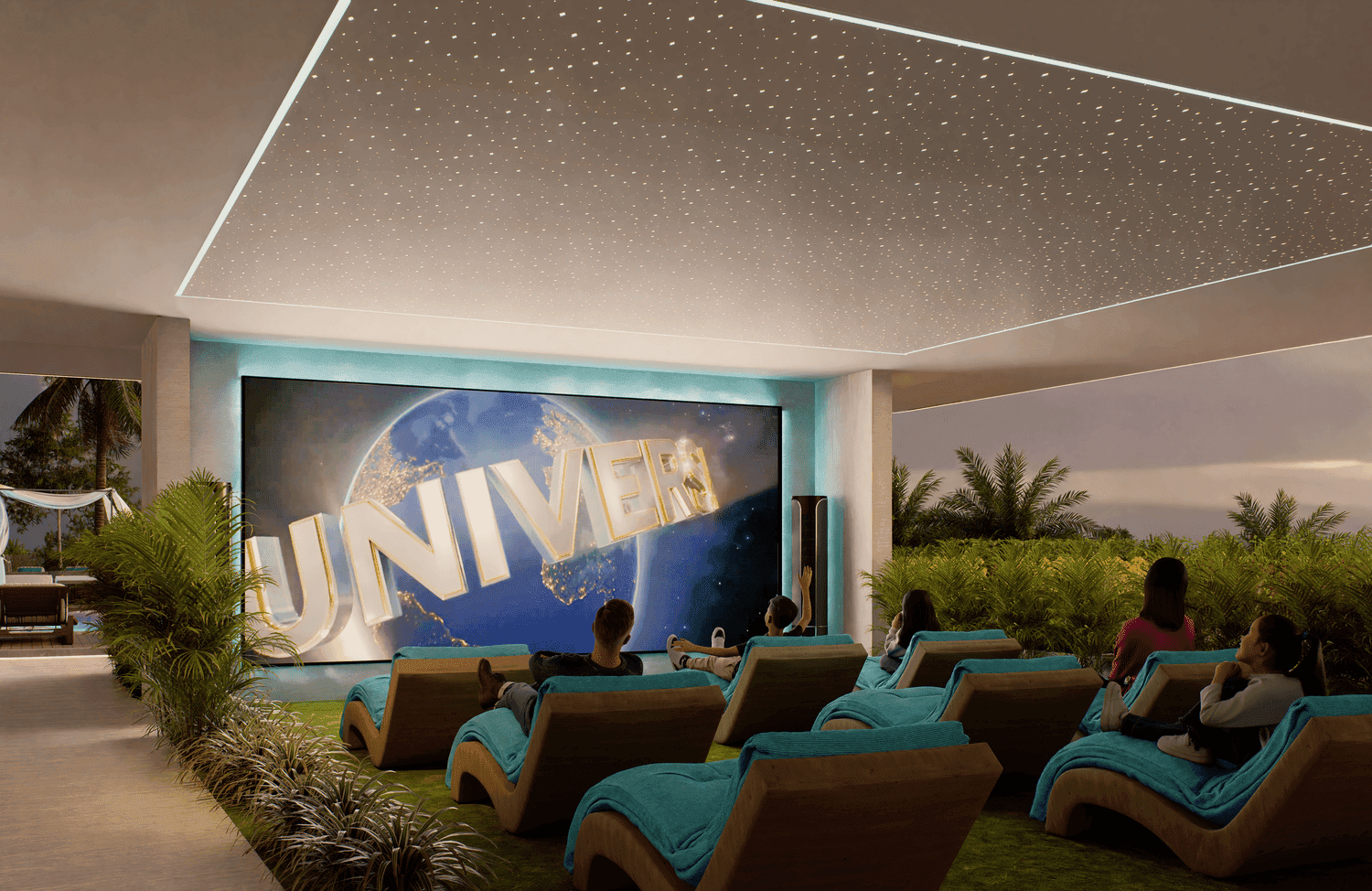 Reef 997 amenity Outdoor Cinema - Dubai Islands, Dubai - by Reef Luxury Development