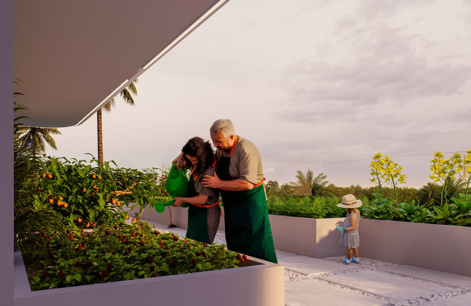 Reef 997 amenity Vegetable Garden - Dubai Islands, Dubai - by Reef Luxury Development