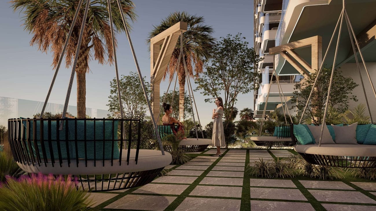 Reef 998 amenity Hammock Forest Area - Dubailand Residence Complex, Dubai - by Reef Luxury Development