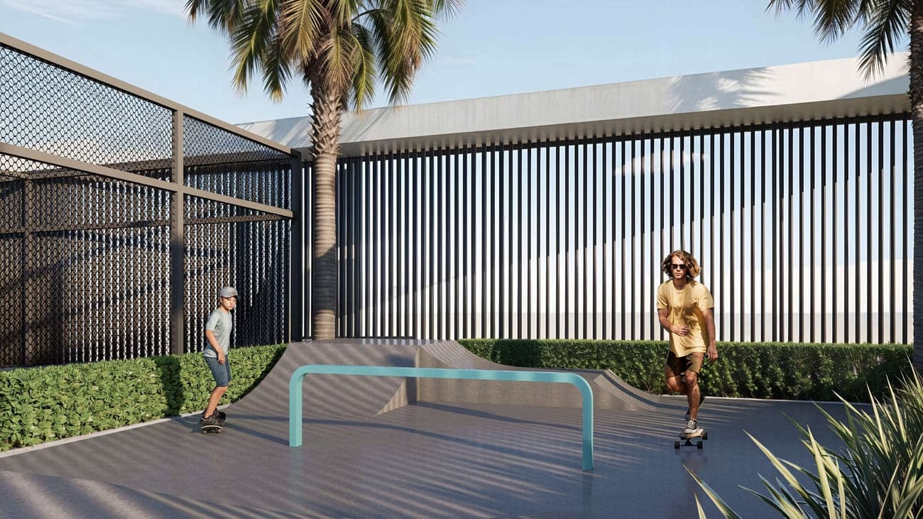 Reef 998 amenity Skate Park - Dubailand Residence Complex, Dubai - by Reef Luxury Development