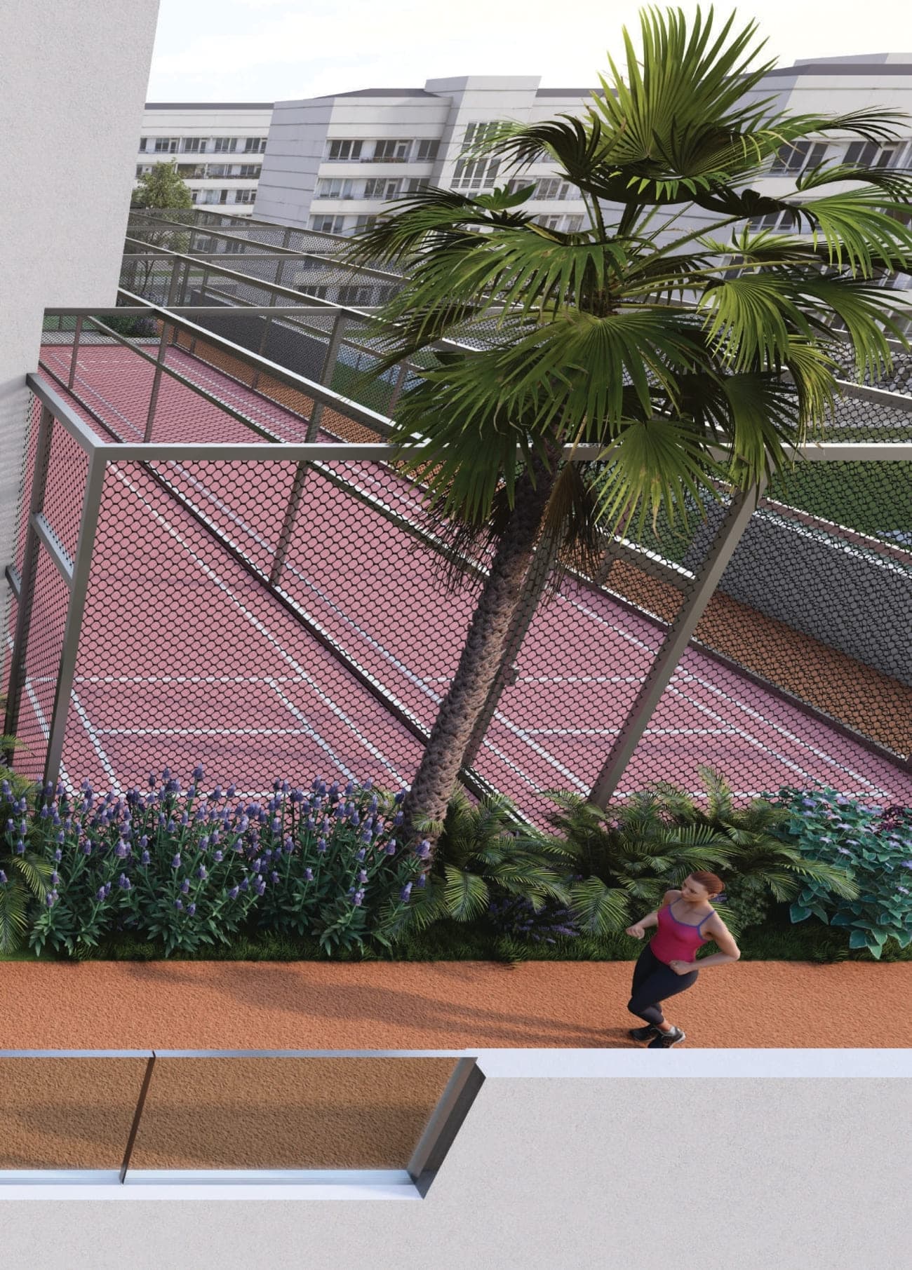 Reef 999 amenity Jogging Area - Jebel Ali Village, Dubai - by Reef Luxury Development