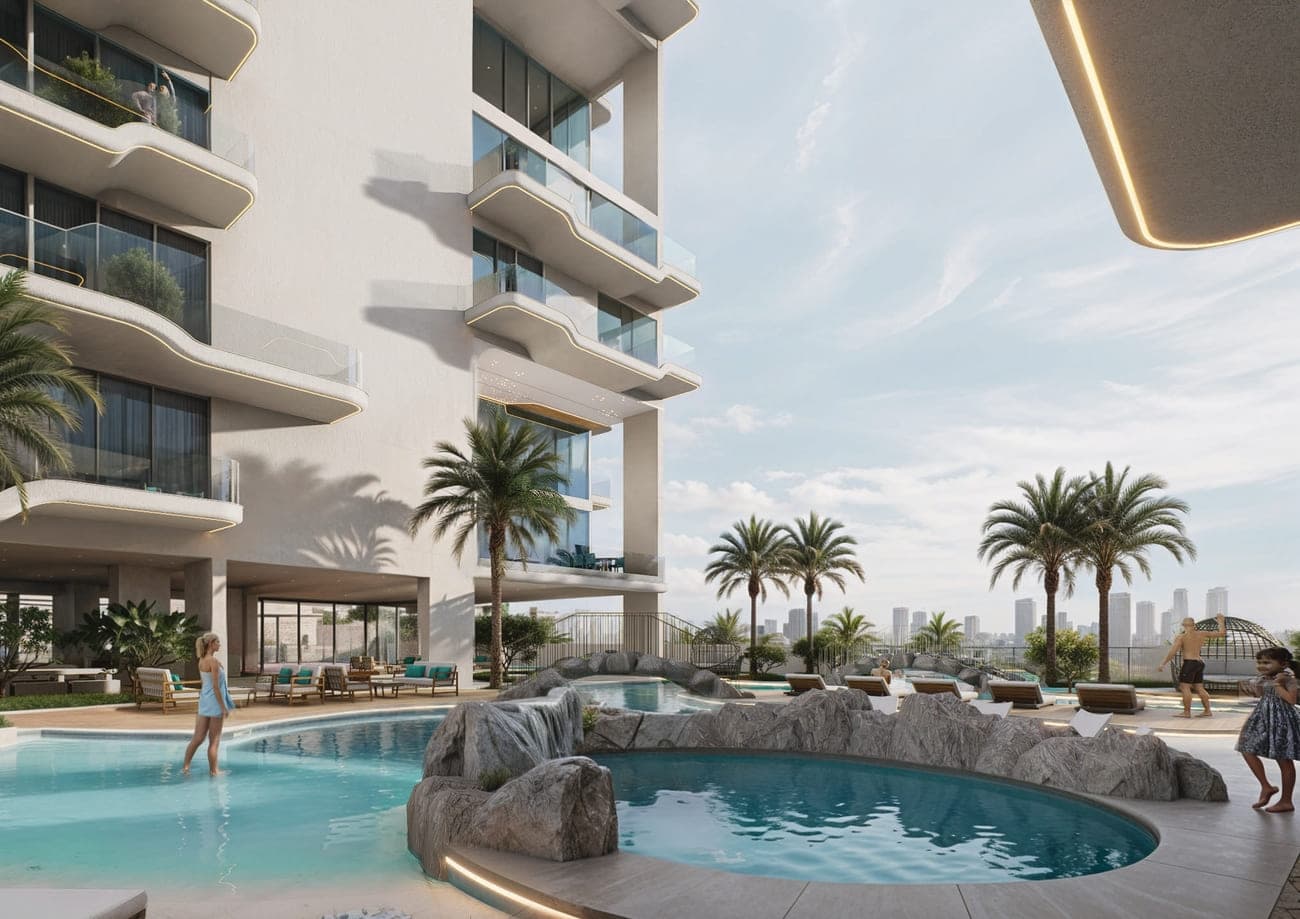 Reef 999 amenity Kids Pool - Jebel Ali Village, Dubai - by Reef Luxury Development