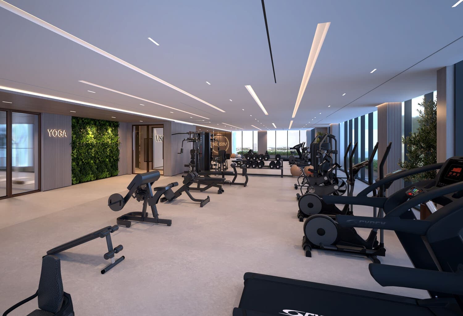 Reem by Vision amenity Gym - Wadi Al Safa 2, Dubai - by Vision Developments