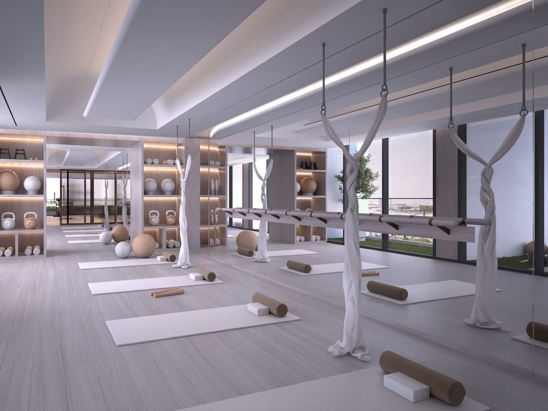 Reem by Vision amenity Yoga Area - Wadi Al Safa 2, Dubai - by Vision Developments