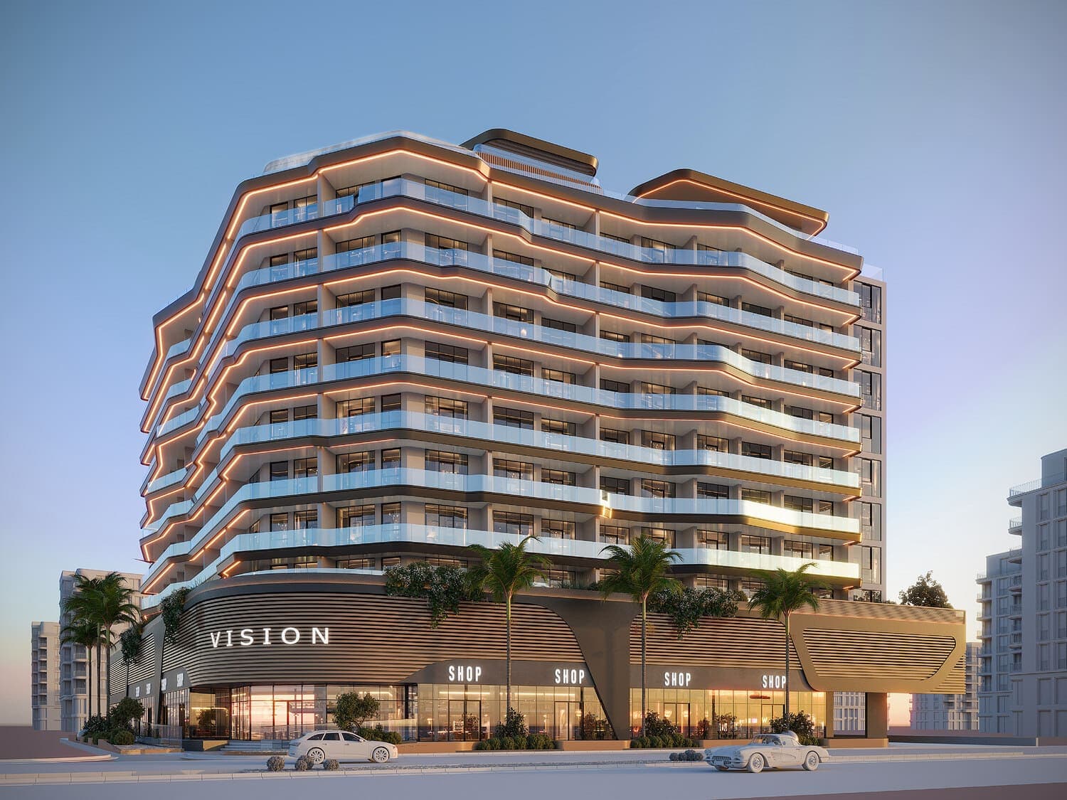 Reem by Vision exterior view - Wadi Al Safa 2, Dubai - by Vision Developments