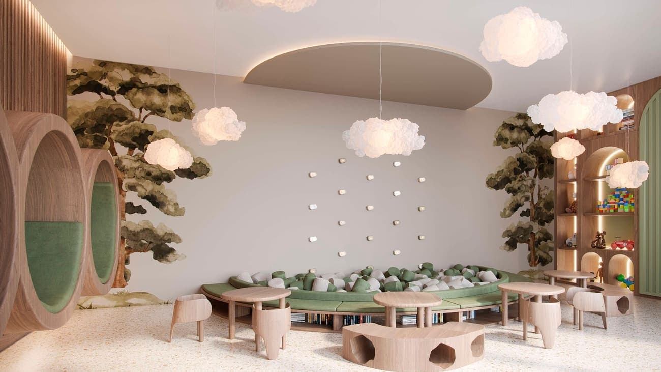 Reem Eleven amenity Indoor Play Area - Abu Dhabi, Dubai - by SAAS Properties