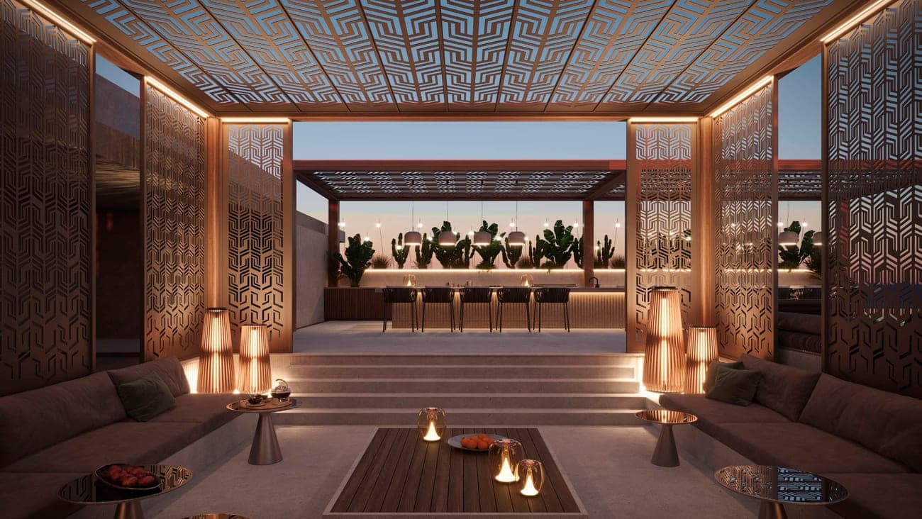 Reem Eleven amenity Private Sky Lounge - Abu Dhabi, Dubai - by SAAS Properties