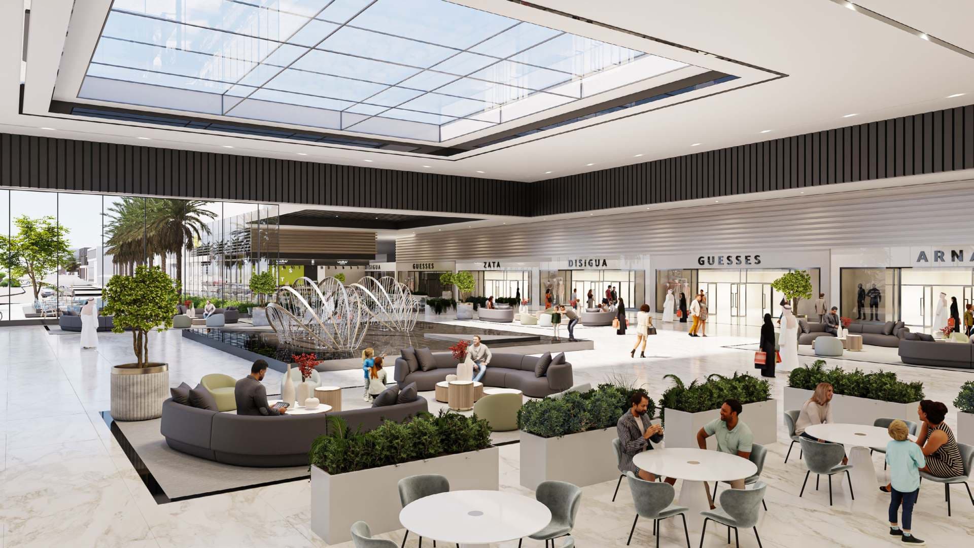 Reem Hills Apartments Phase 2 amenity Retail Outlets - Abu Dhabi, Dubai - by Q Properties