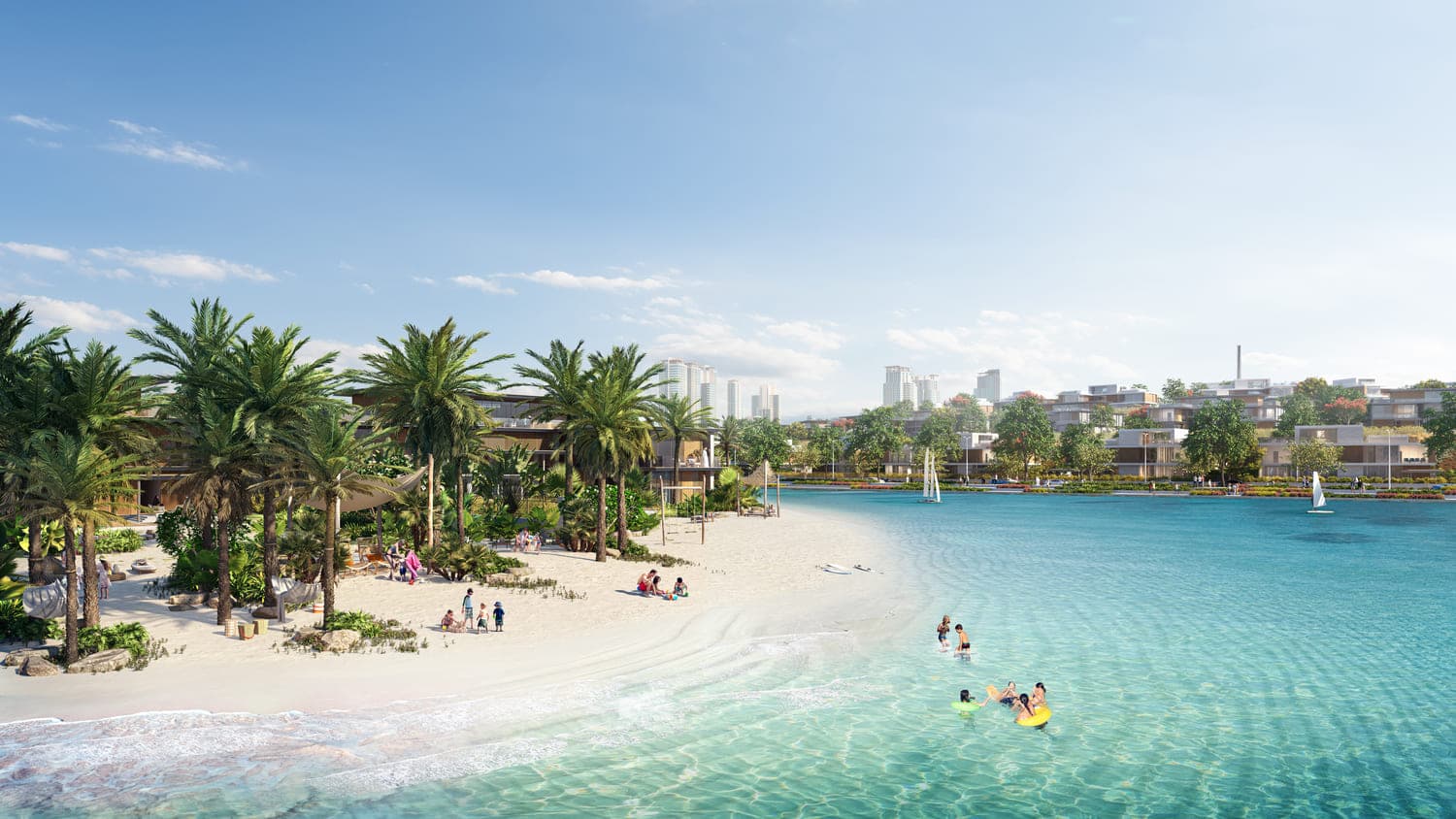 Reem Hills Villas Phase 2 amenity Beach Access - Abu Dhabi, Dubai - by Q Properties