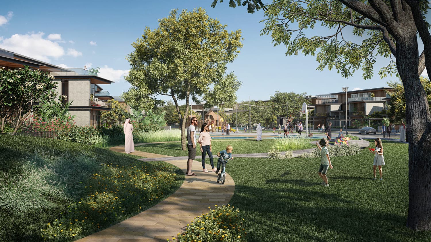 Reem Hills Villas Phase 2 amenity Club Houses - Abu Dhabi, Dubai - by Q Properties