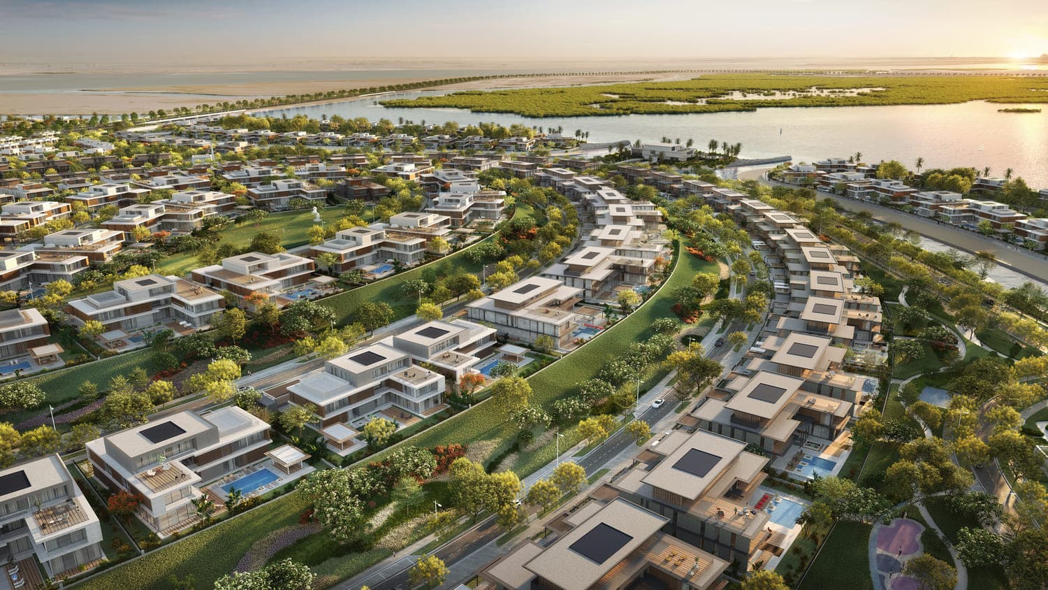 Reem Hills Villas Phase 2 amenity Gated Community - Abu Dhabi, Dubai - by Q Properties