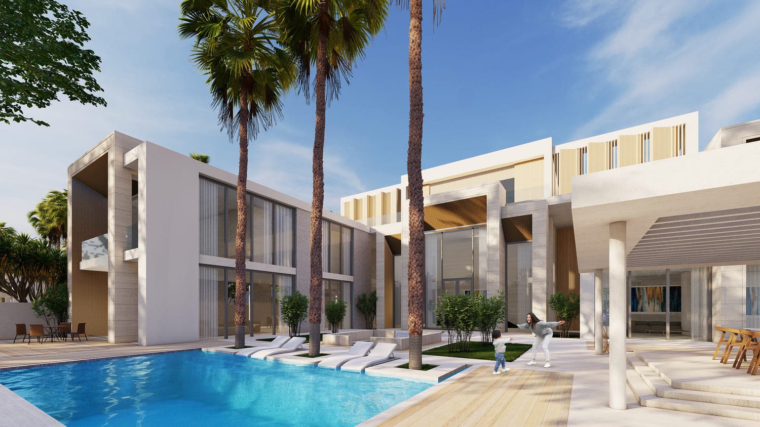 Reem Hills Villas Phase 2 amenity Private Pools - Abu Dhabi, Dubai - by Q Properties
