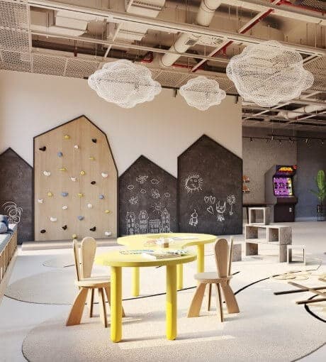 Reeman Living amenity Indoor Playground in Al Shamkhah, Abu Dhabi, by ALDAR