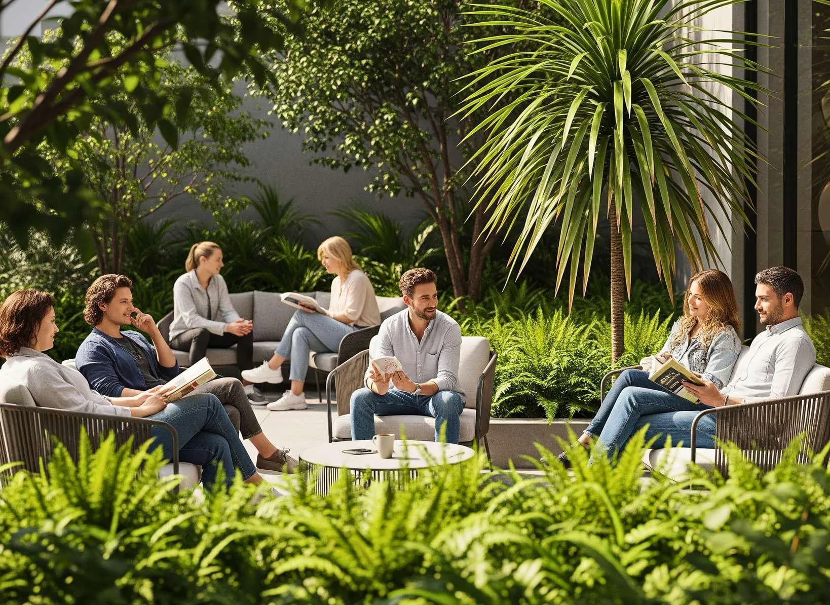 Regal Crest amenity Barbeque Area - Dubai South, Dubai - by Al Khalis Properties