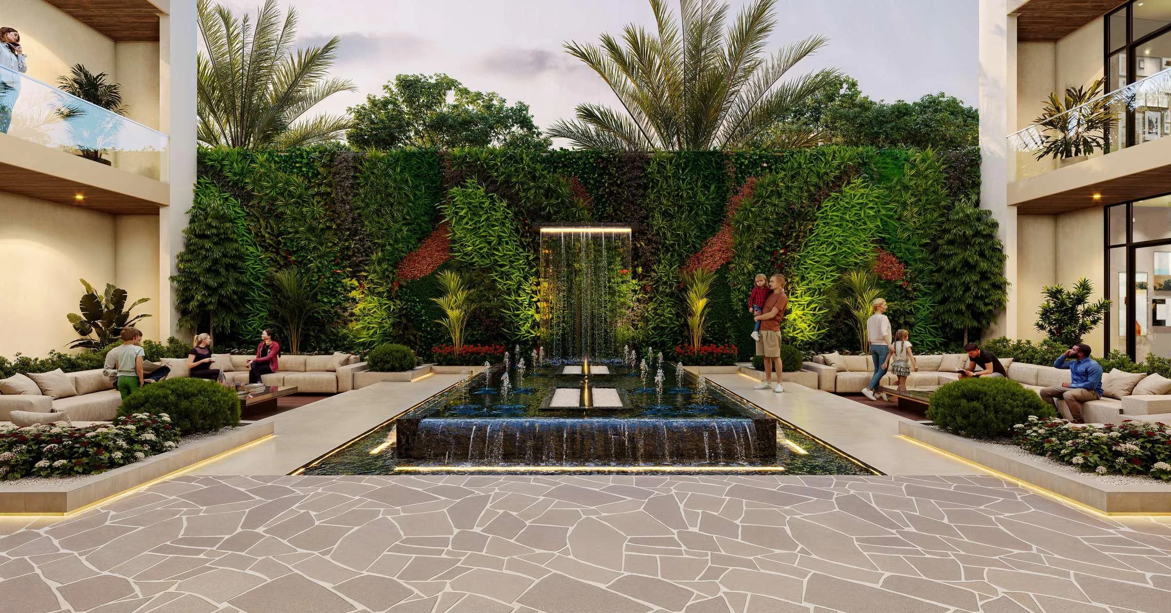 Regal Crest amenity Garden Front Living - Dubai South, Dubai - by Al Khalis Properties