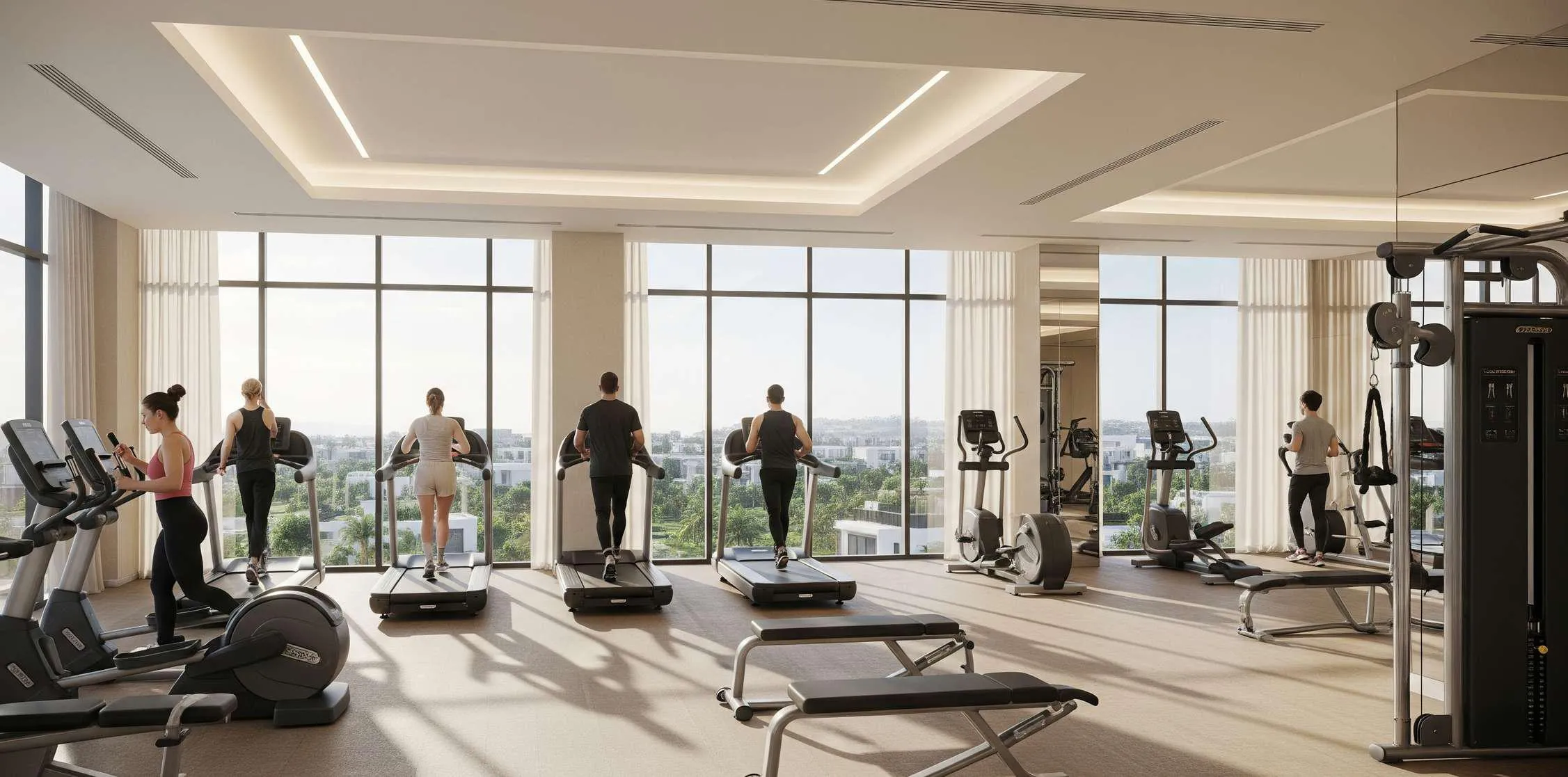 Regal Crest amenity State of the Art Gym - Dubai South, Dubai - by Al Khalis Properties