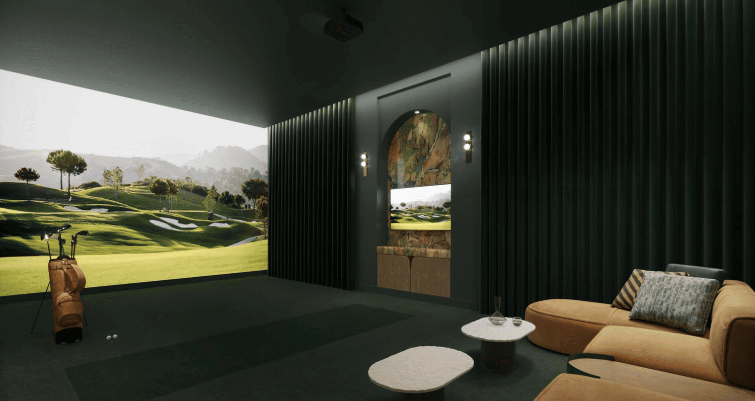 Regent Residences amenity Golf Simulator - Business Bay, Dubai - by Sankari Properties