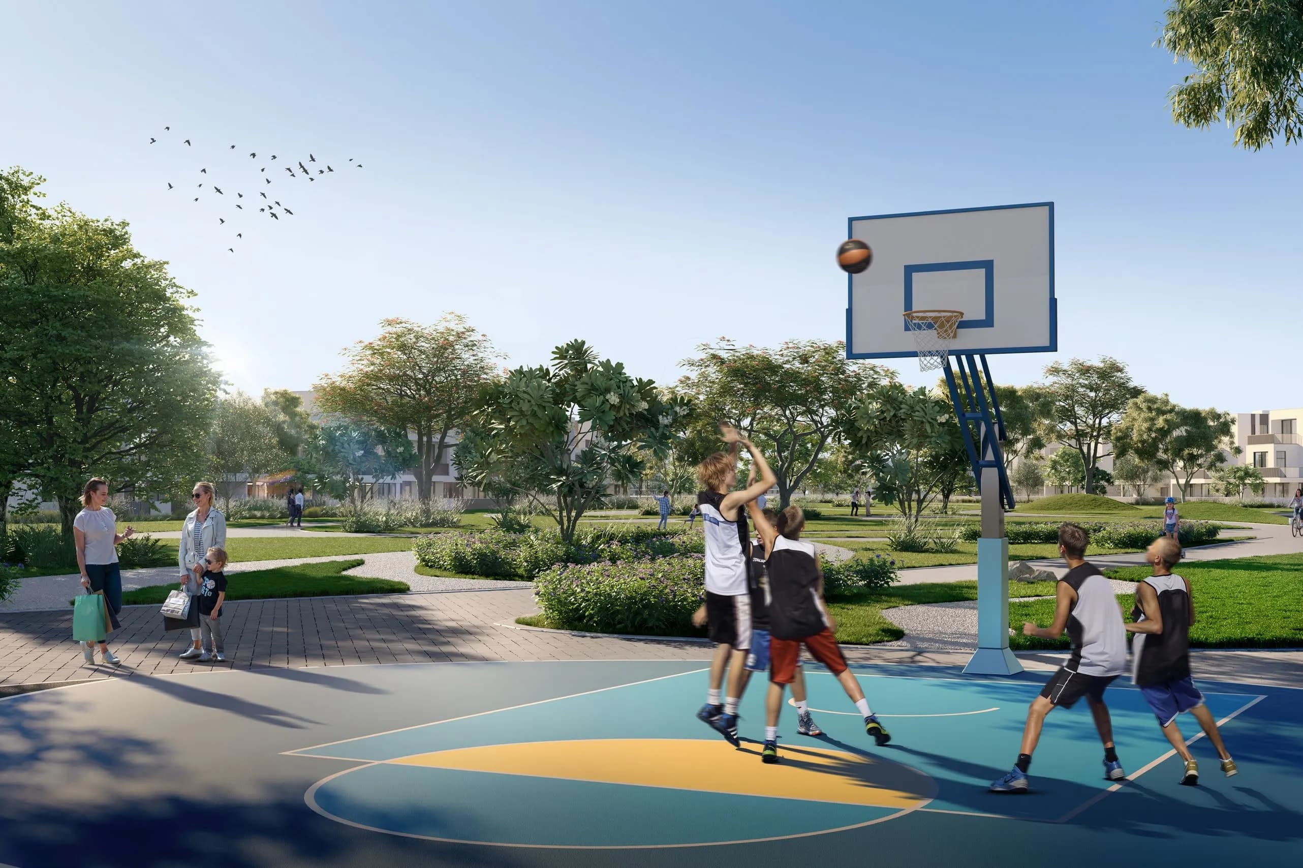 Regent Yacht amenity Basketball Court - Al Sufouh, Dubai - by Palladium Prime Real Estate Development